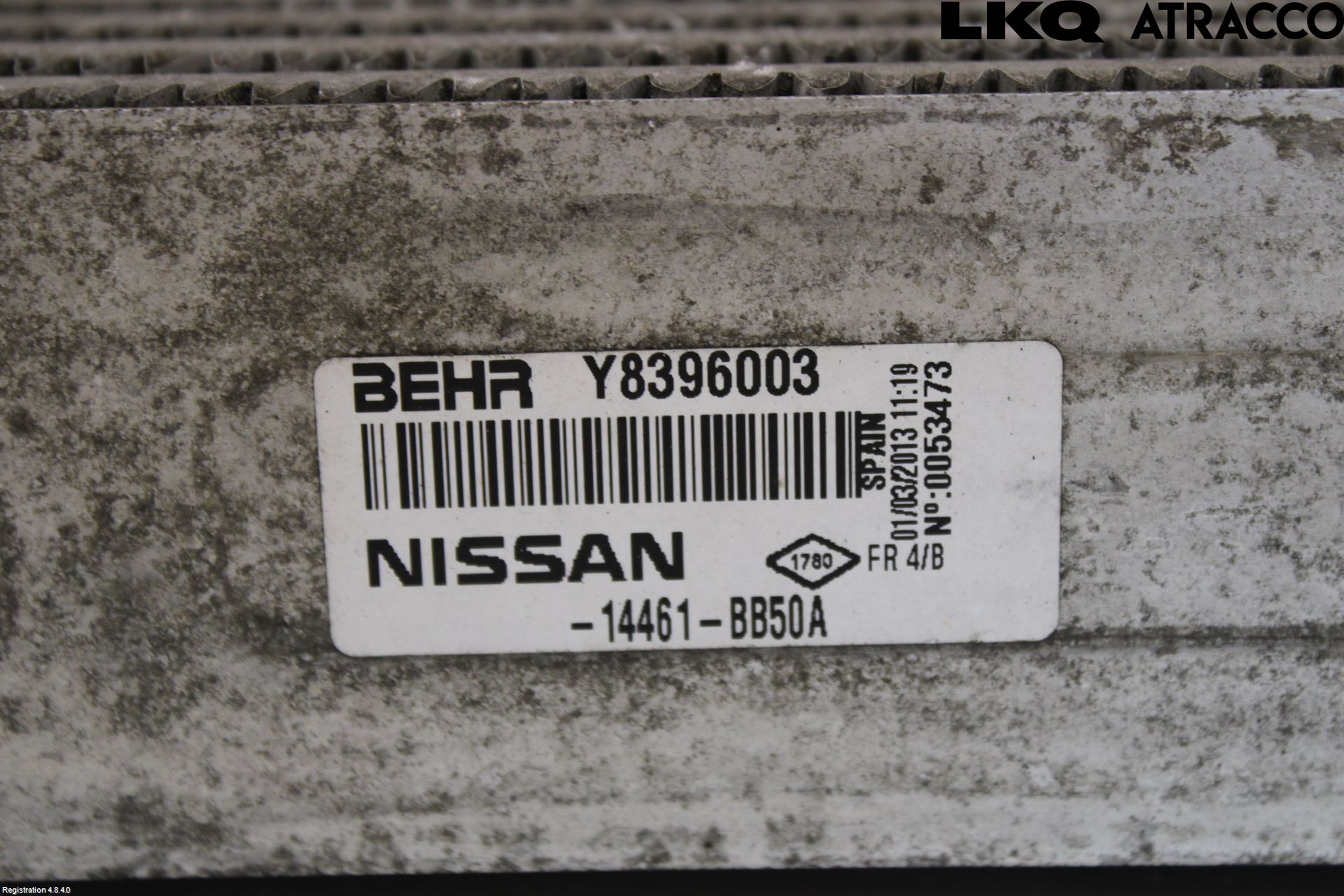 Nissan QASHQAI+2  10-14 Intercooler Radiator