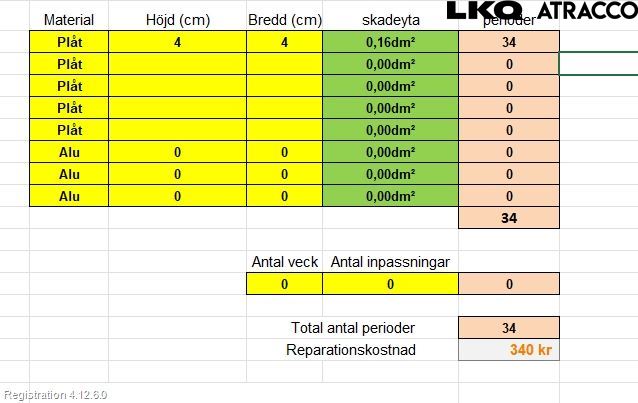 Mazda 6 13- Dør 4D Bak Venstre