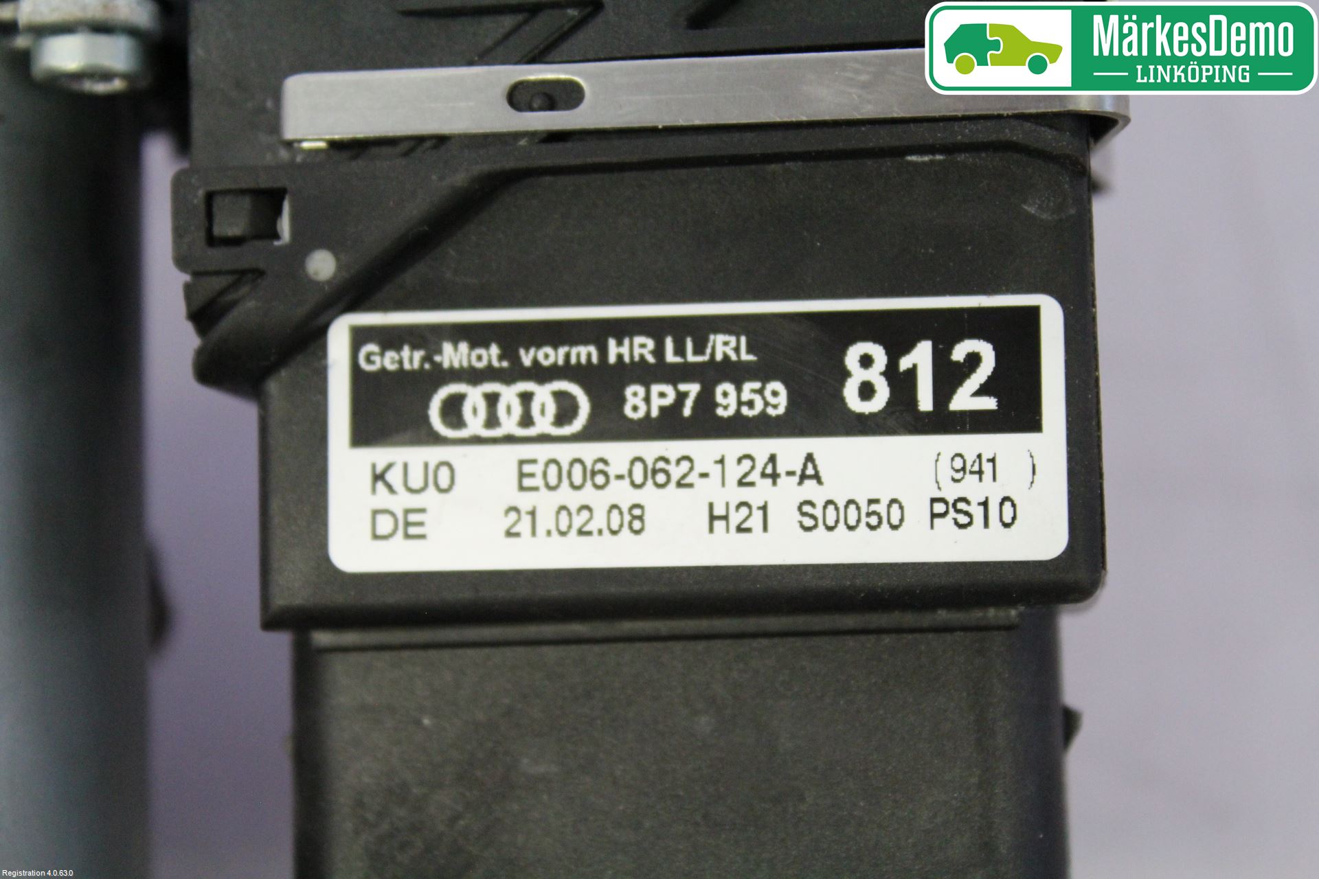 Audi A3/S3 05-13 Vindusheismotor