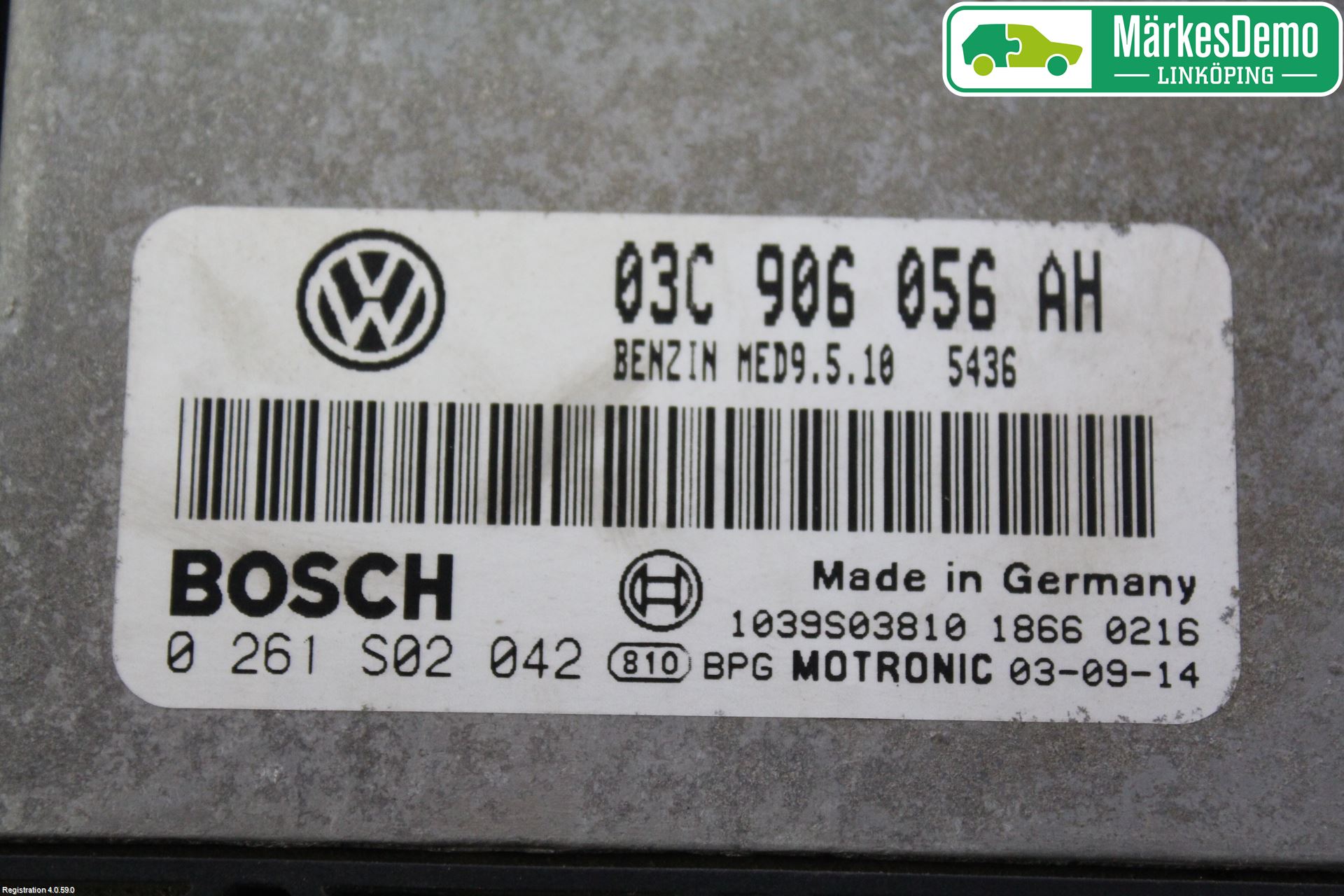 Volkswagen VW TOURAN 03-10 Styreenhet Innsprøytning