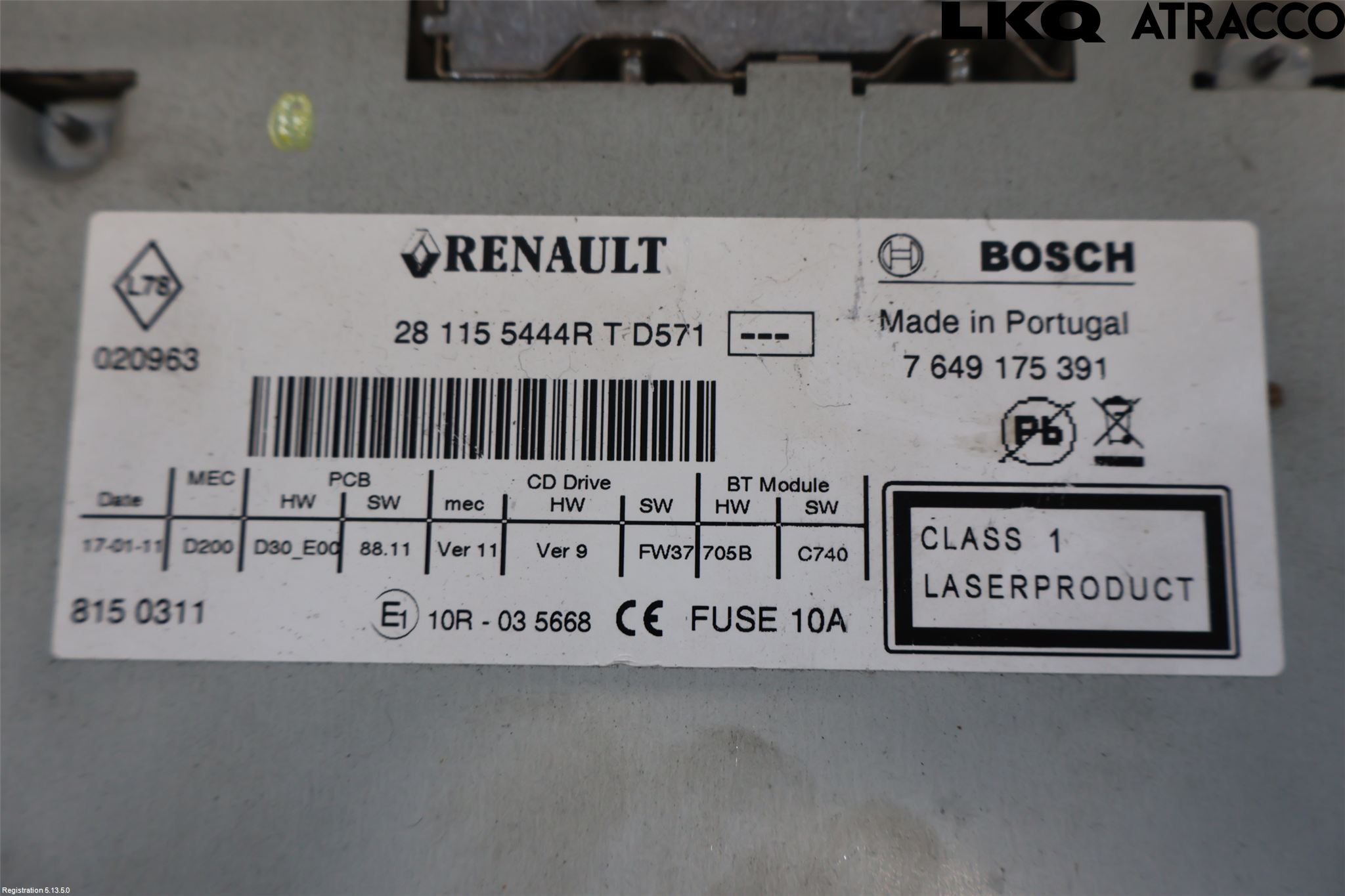 Opel MOVANO B 10-22 Stereo Radio Med Cd