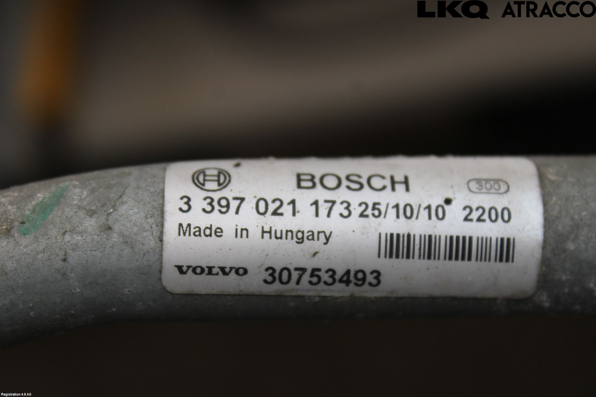 Volvo S60 11-13 Viskeroverføring Frontrute