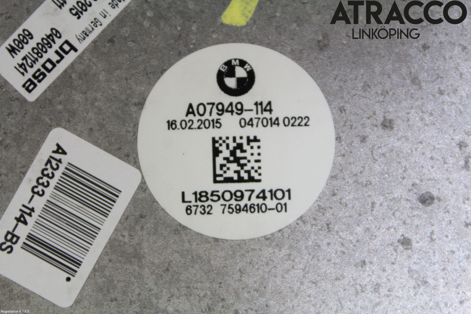BMW 5 F10/F11/F18 09-17 Kjølevifte Elektrisk