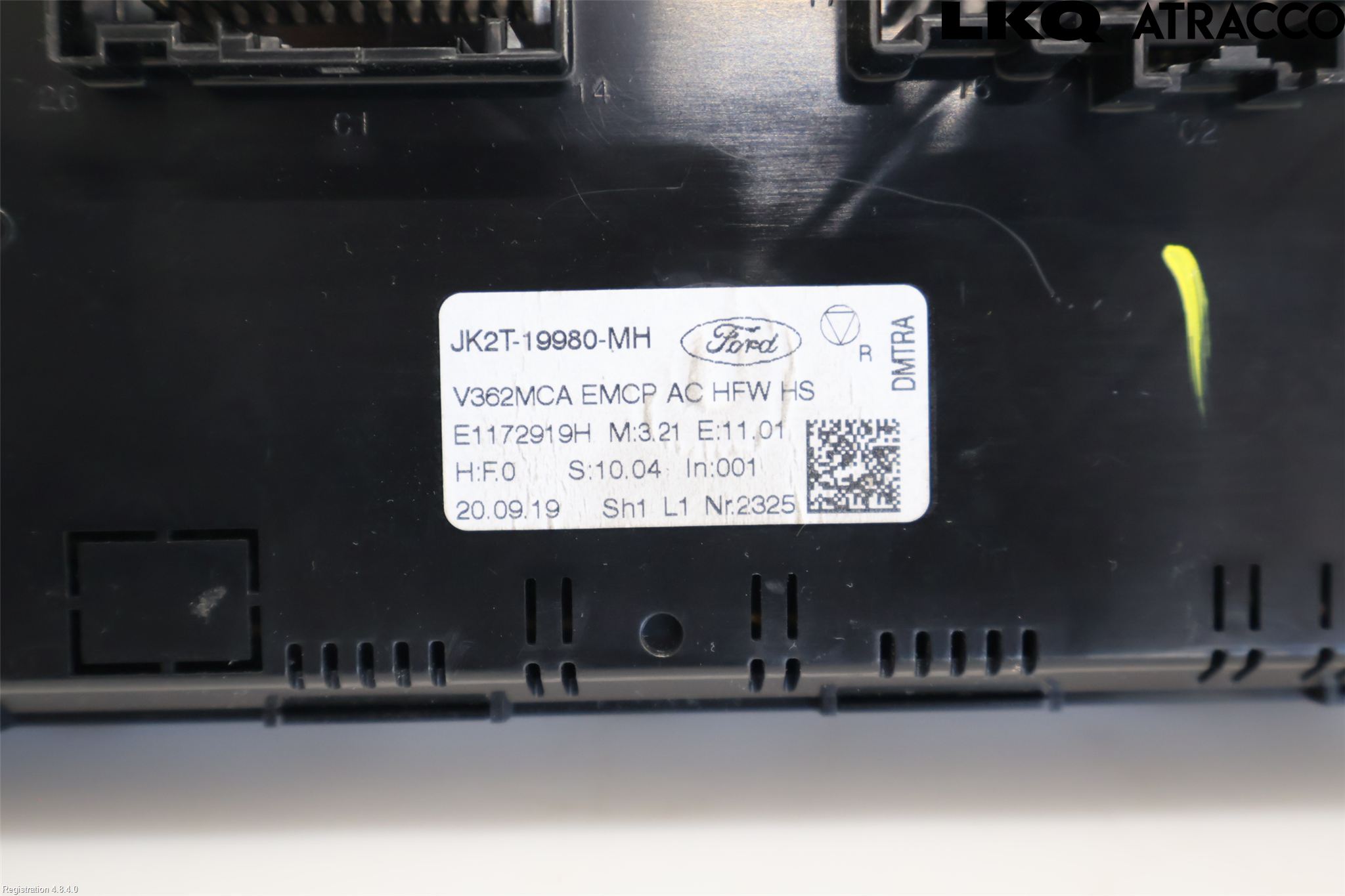 Ford TRANSIT/TOURNEO CUSTOM 13-24 Varme Ac Betjening-Display