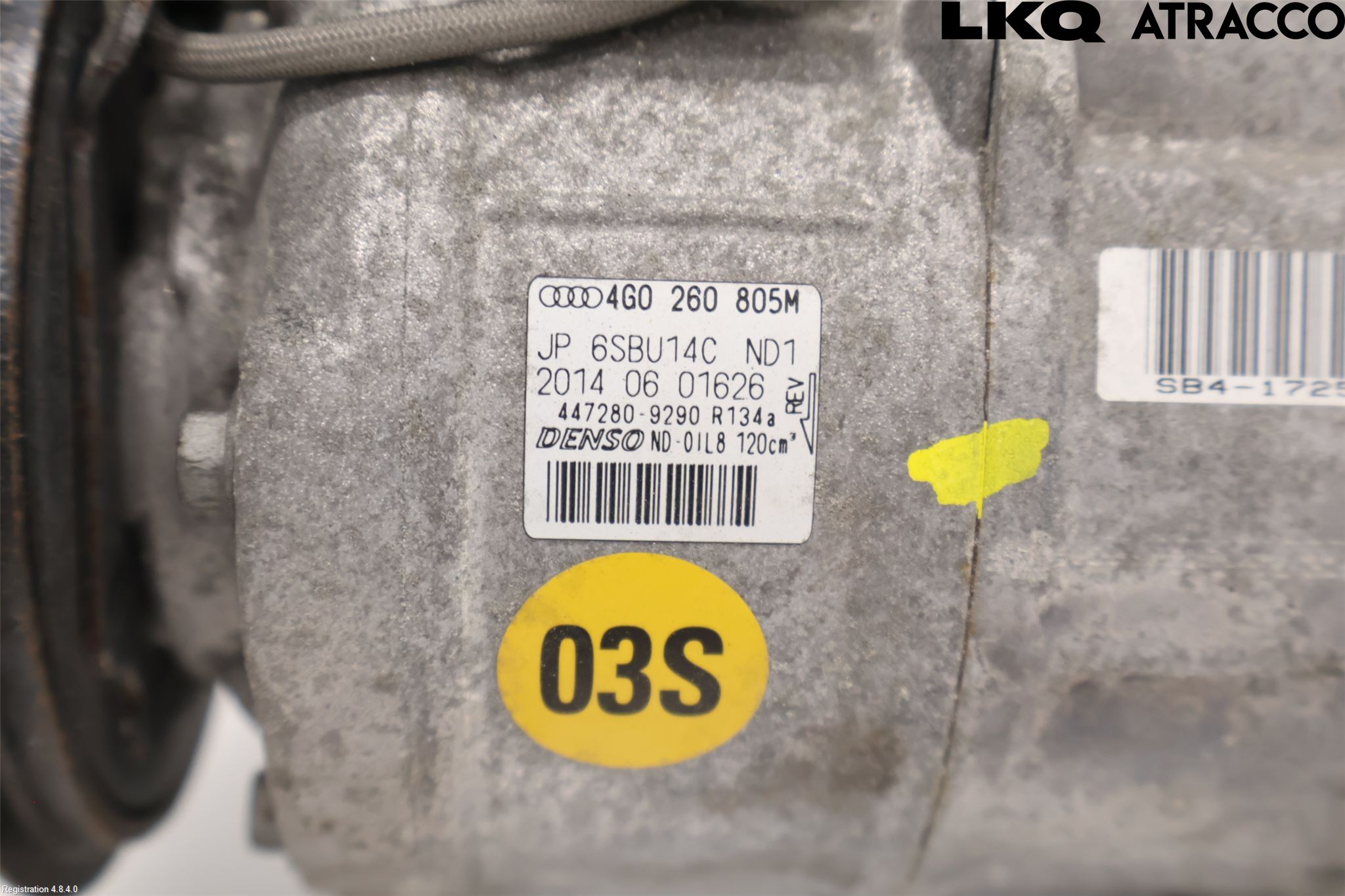 Audi A6/S6 4G 11-18 Varme Ac Kompressor