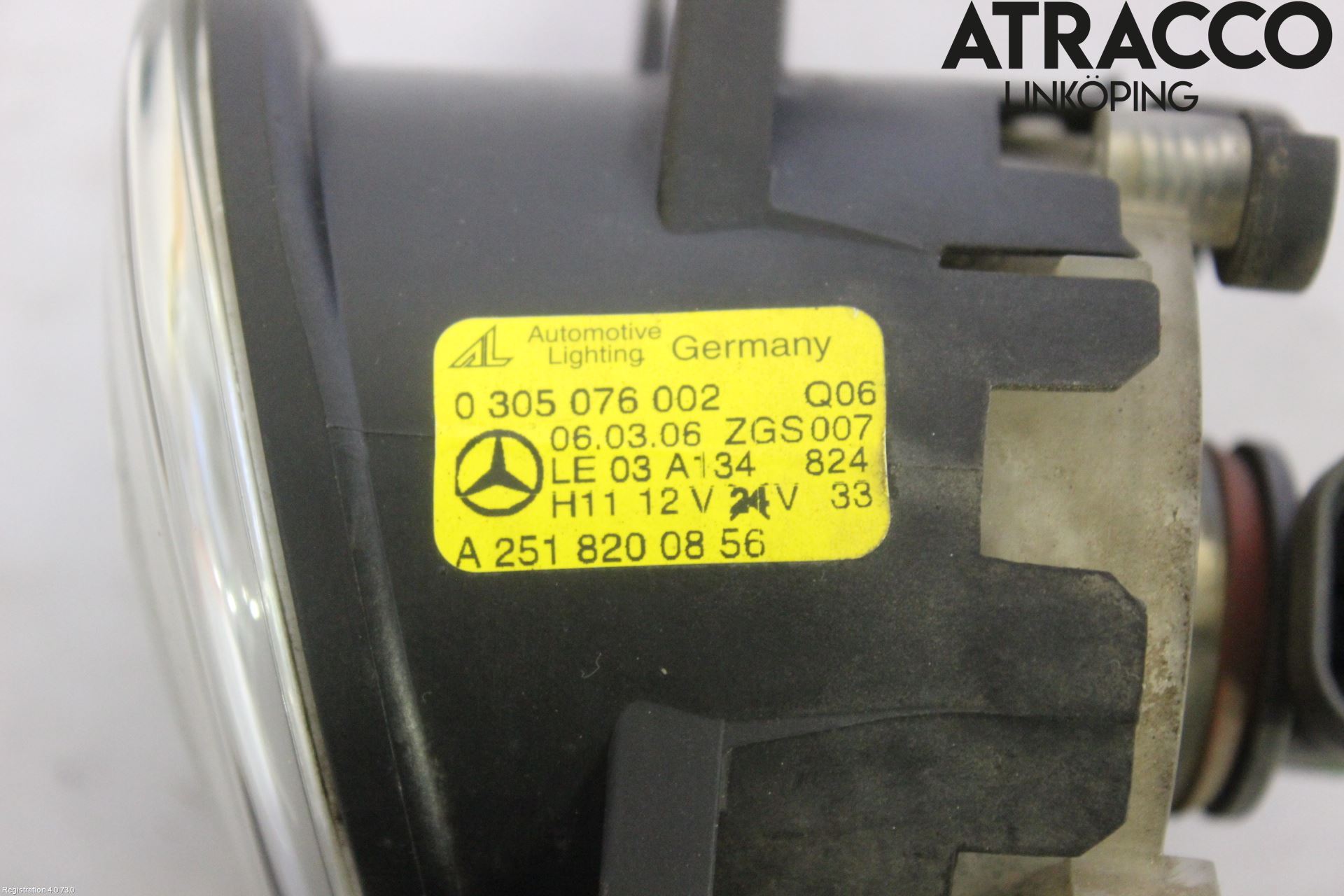 Mercedes-Benz MB B-KLASS (W245) 05-12 Frontlykt-Kurve-Tåkelys