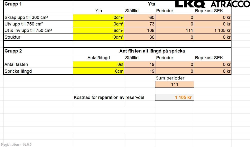 Audi A7/S7 4G 11-17 Støtfanger Bak Overtrekk