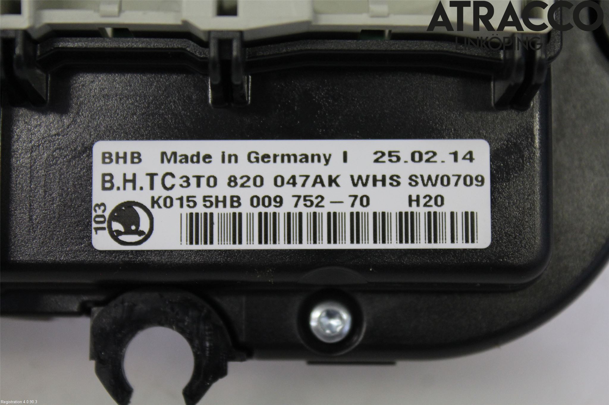 Skoda YETI Varme Ac Betjening-Display