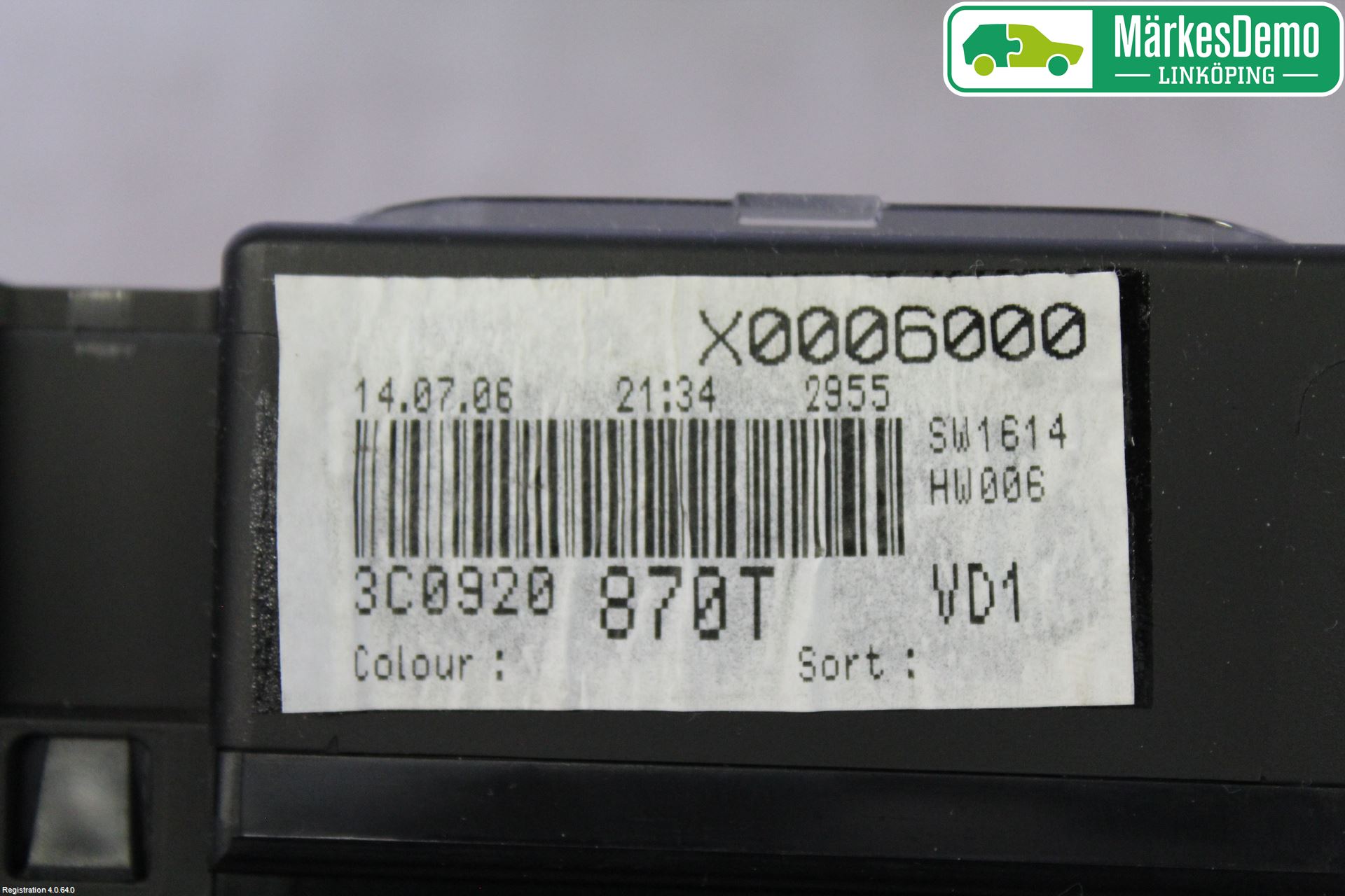 Volkswagen VW PASSAT 05-11 Instr Kombinert