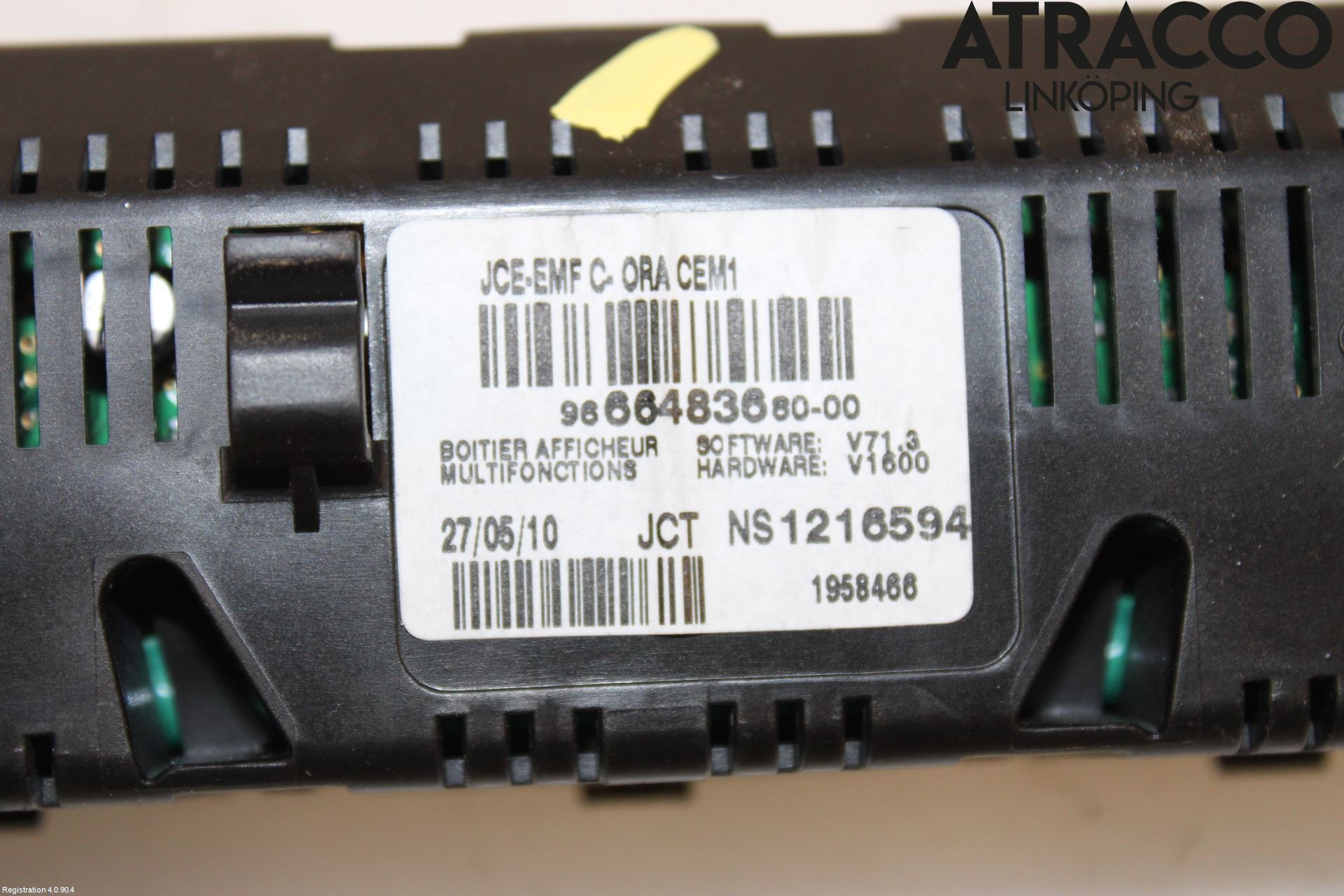 Peugeot 5008 10-16 Kjørecomputer