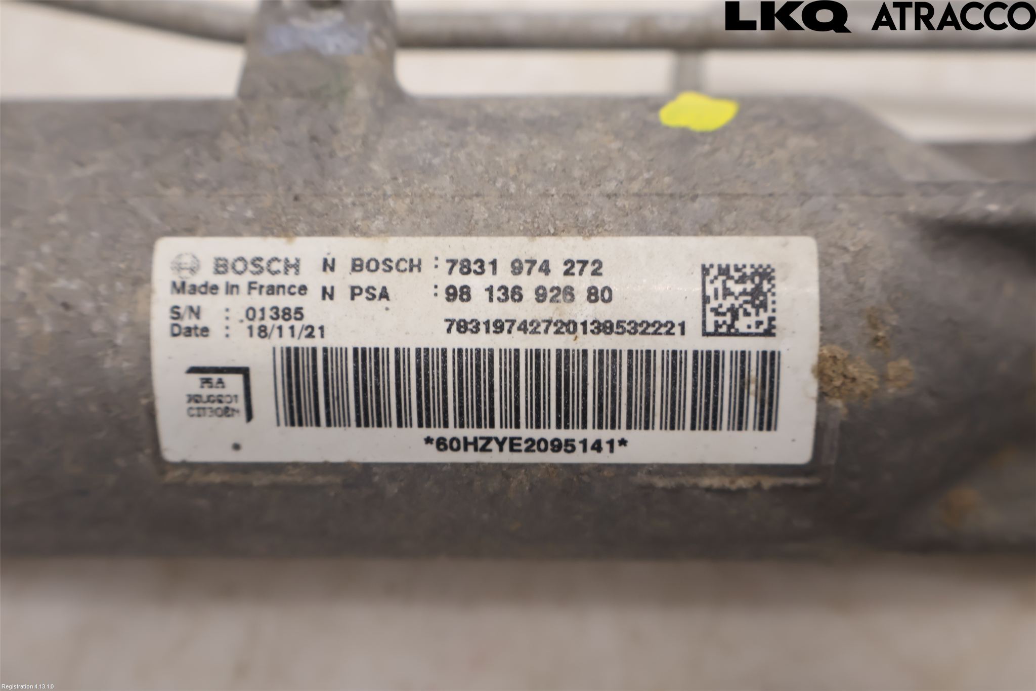 Opel VIVARO 20- Servo Snekke - Tannstang