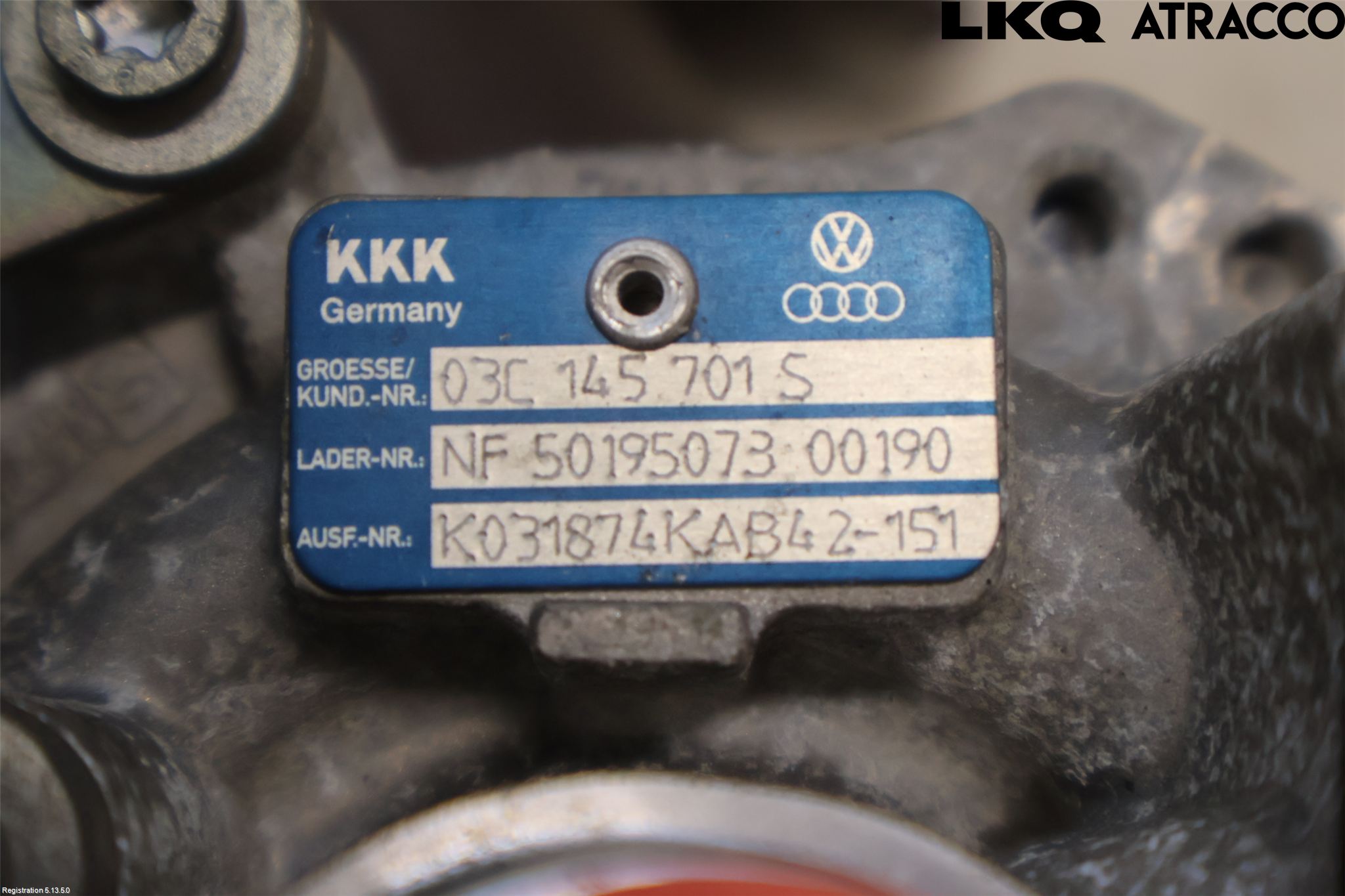 Volkswagen VW PASSAT 11-14 Turboaggregat