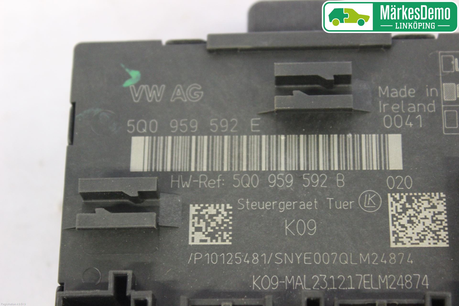 Volkswagen VW PASSAT 15-19 Styreenhet Dør