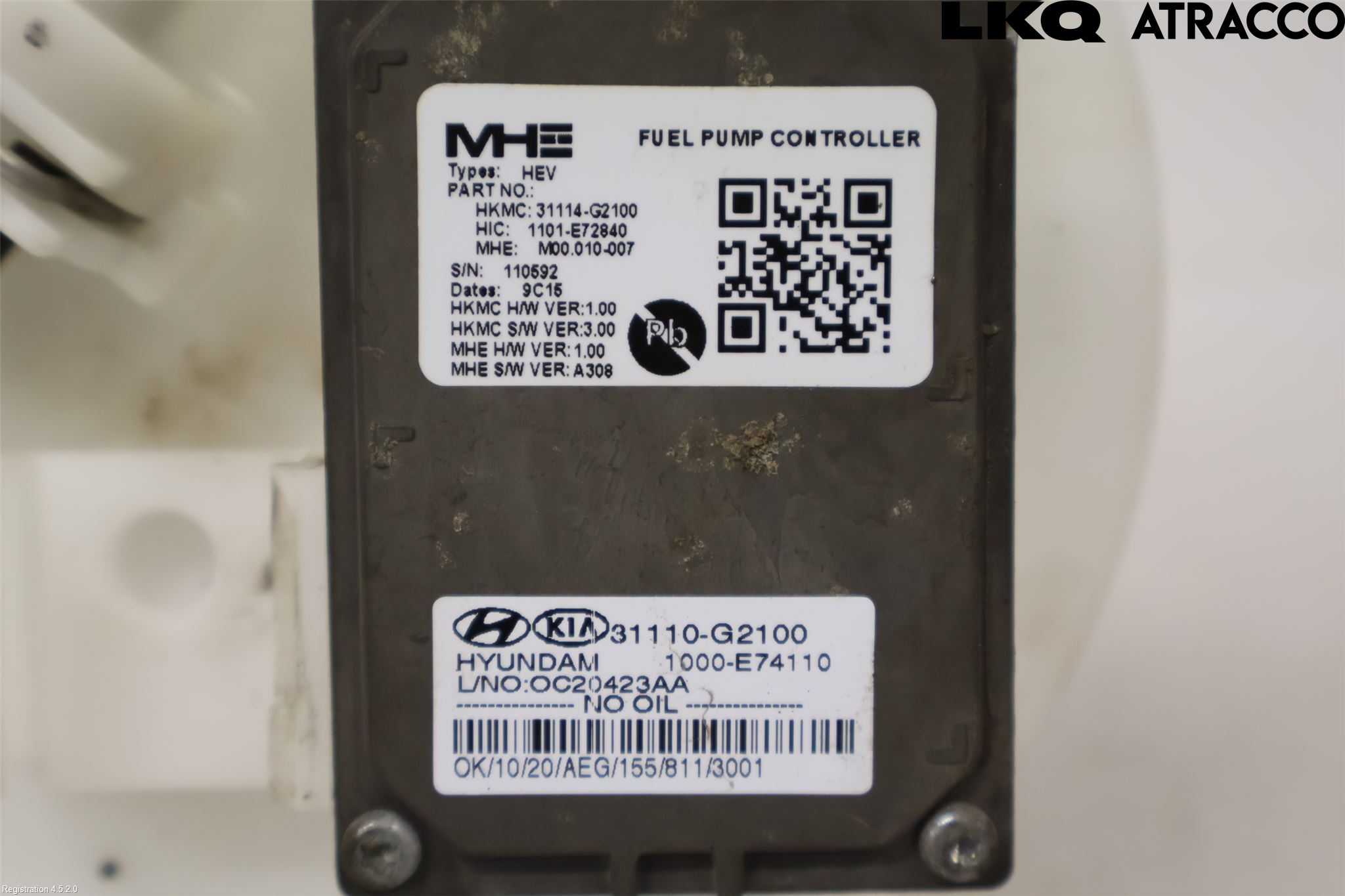 Kia NIRO (DE) 17-22 Drivstoffpumpe Fødepumpe El