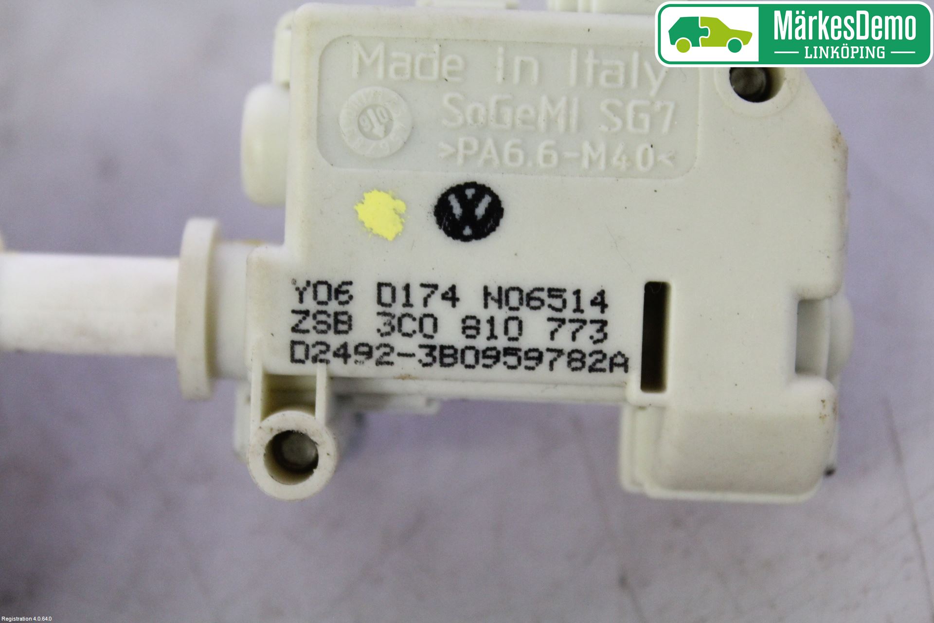 Volkswagen VW PASSAT 05-11 Sentrallåsmotor Tankluke