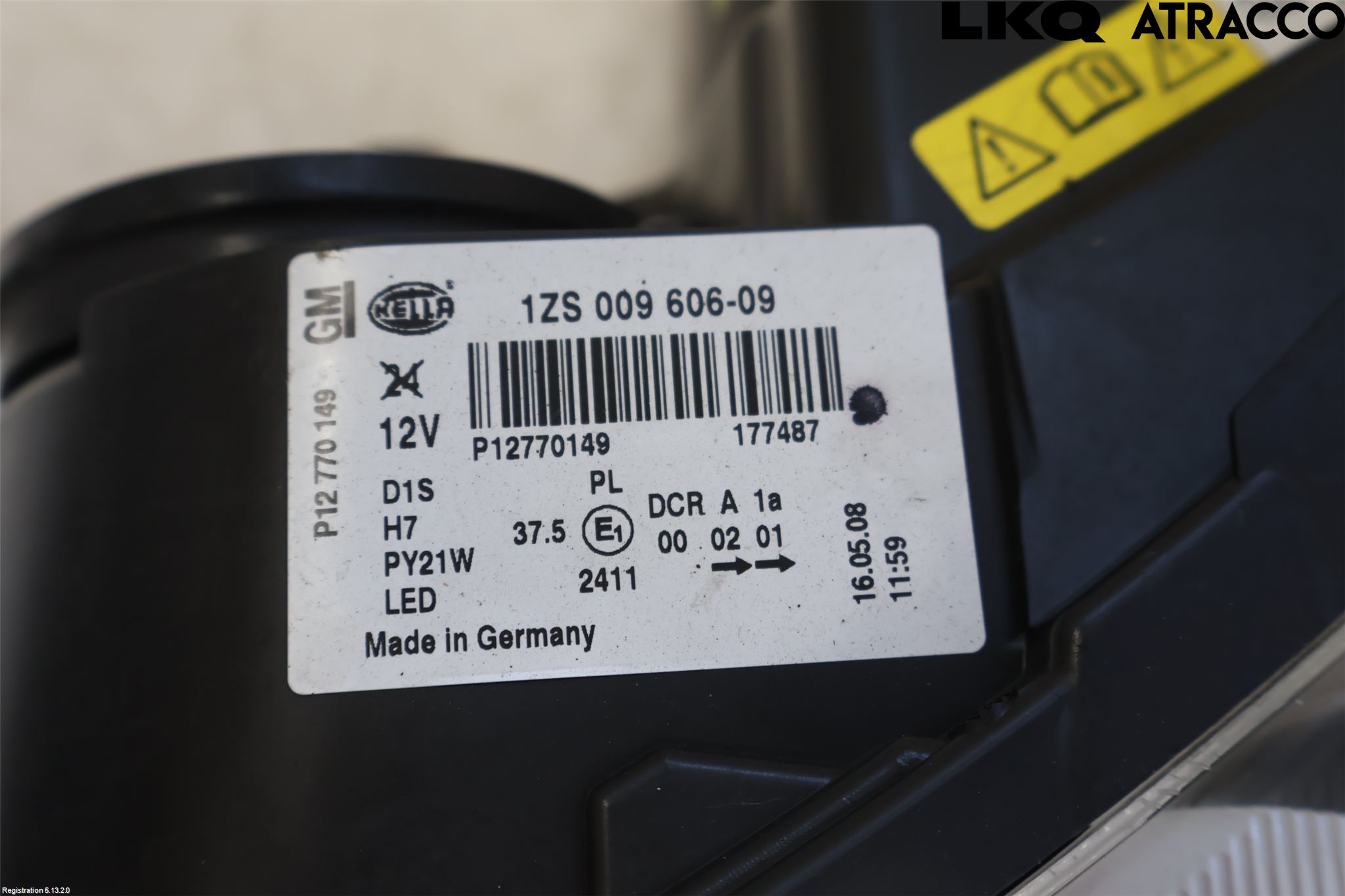Saab 9-3 VER2/VER3 08-15 Frontlykt Venstre