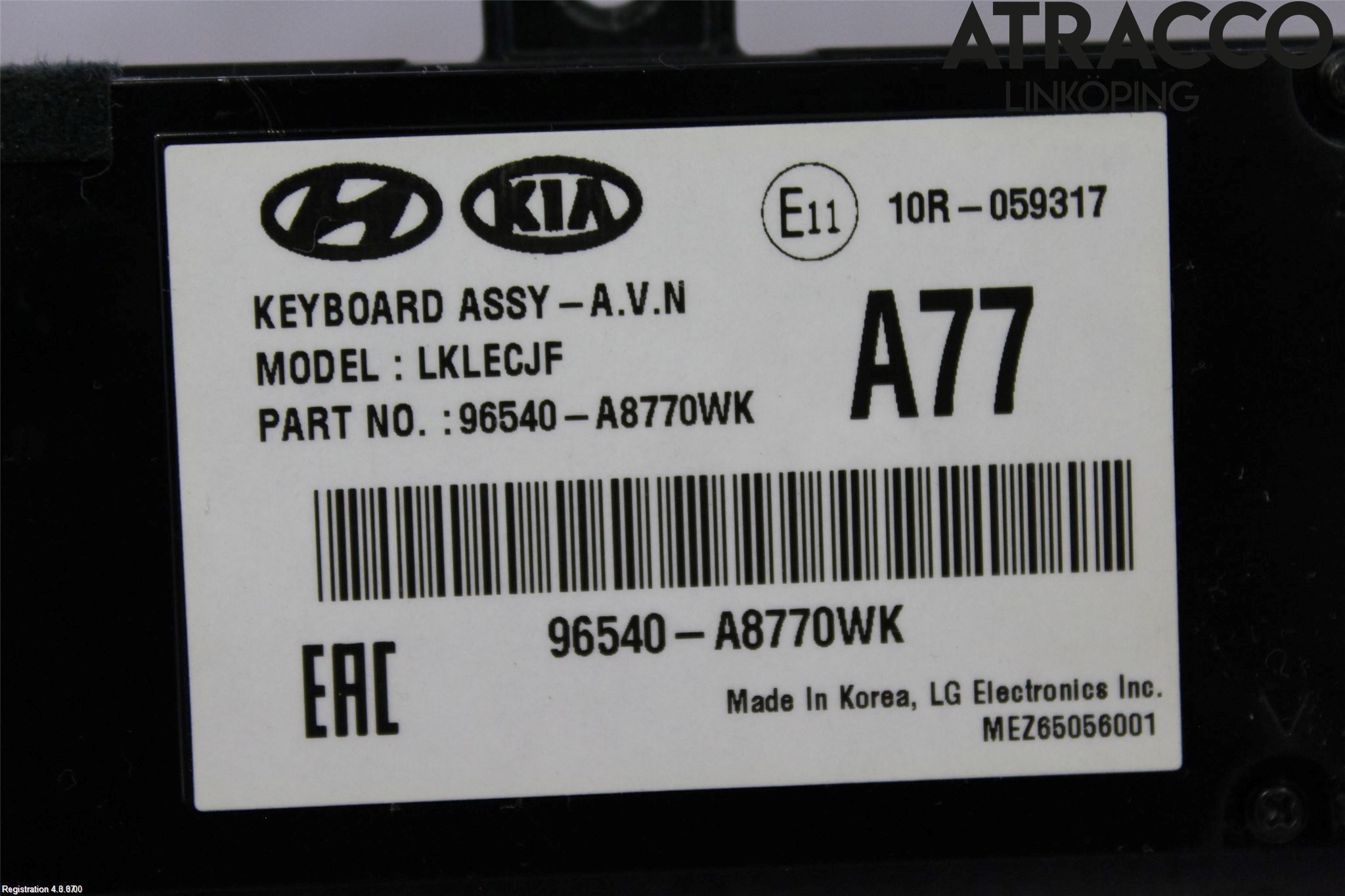 Kia OPTIMA 16-20 Stereo Radio Med Cd