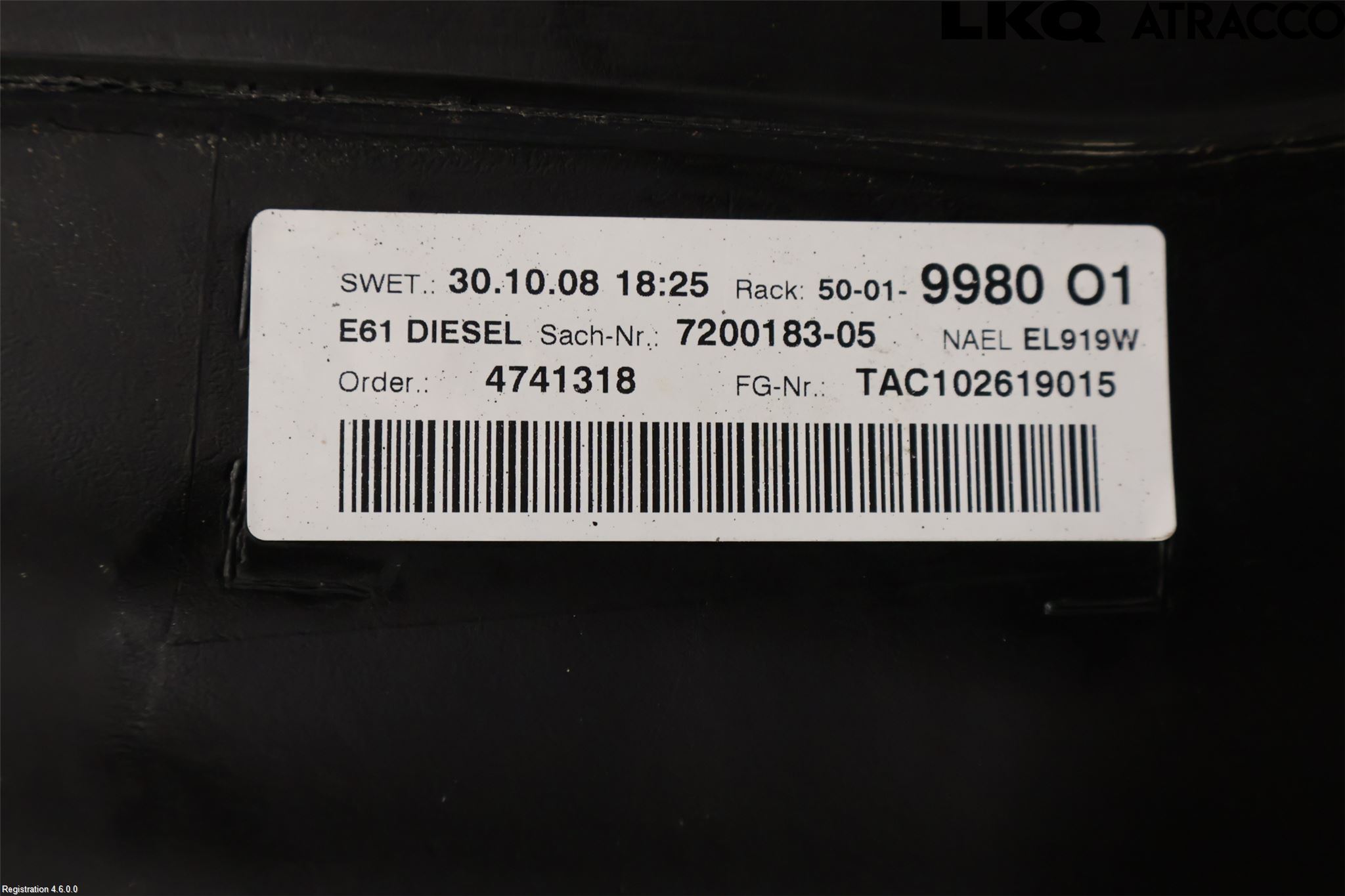 BMW 5 E60/61 Sed/Tou 02-10 Drivstofftank Diesel