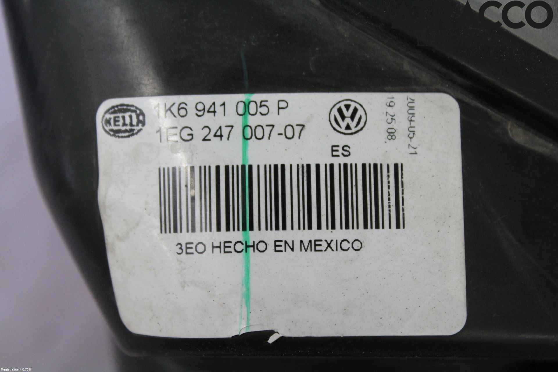 Volkswagen VW GOLF V 04-09 Frontlykt Venstre