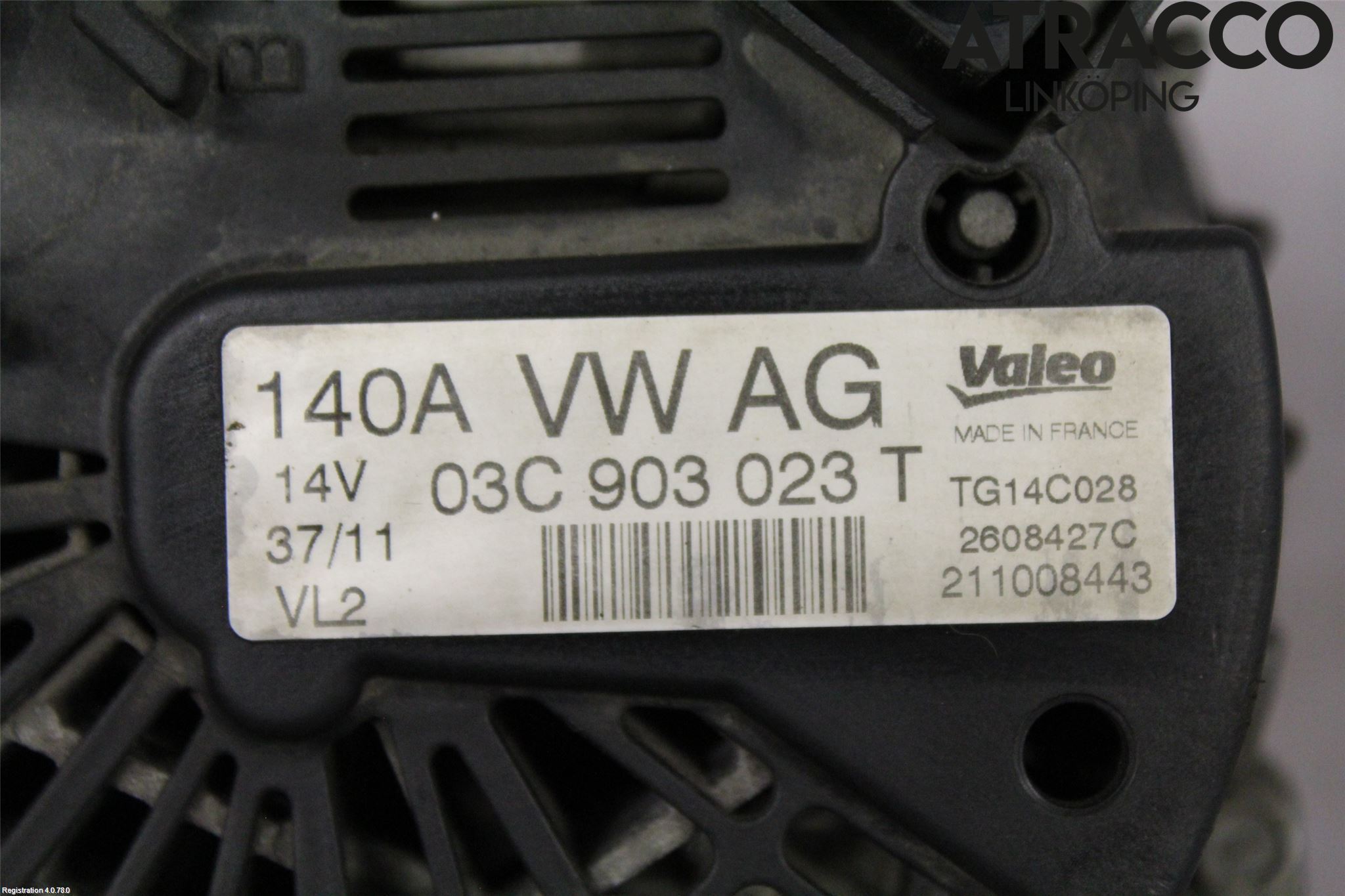 Volkswagen VW PASSAT 11-14 Dynamo
