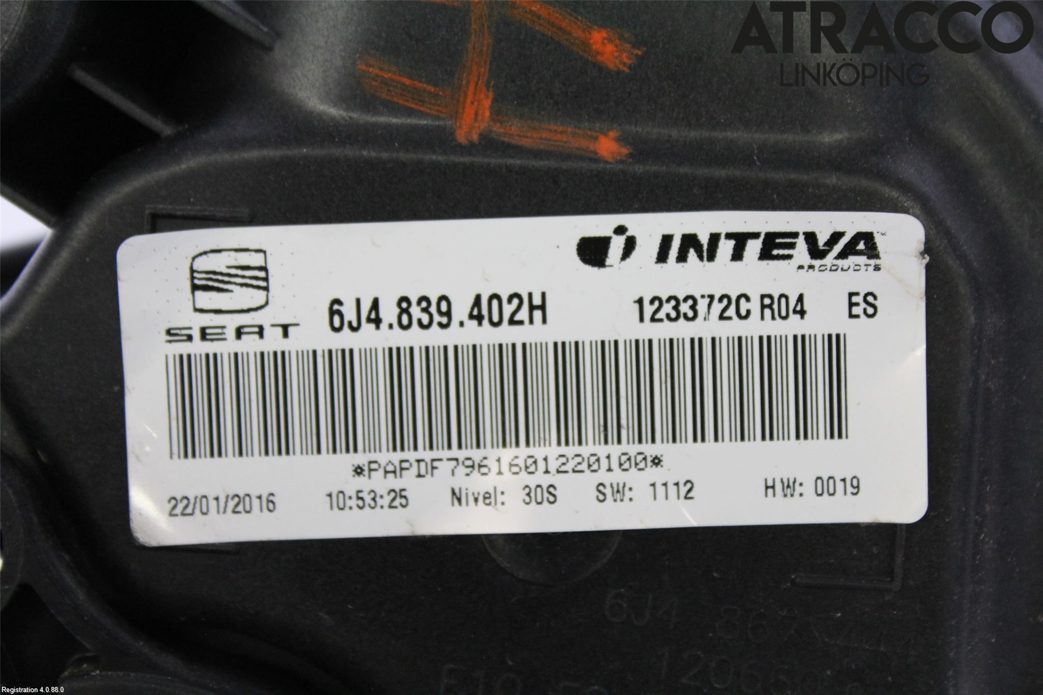 Seat IBIZA IV 08-16 Vindusheis