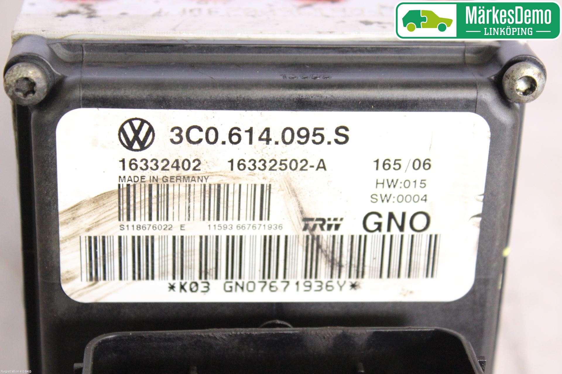 Volkswagen VW PASSAT 05-11 Abs Hydraulikkaggregat