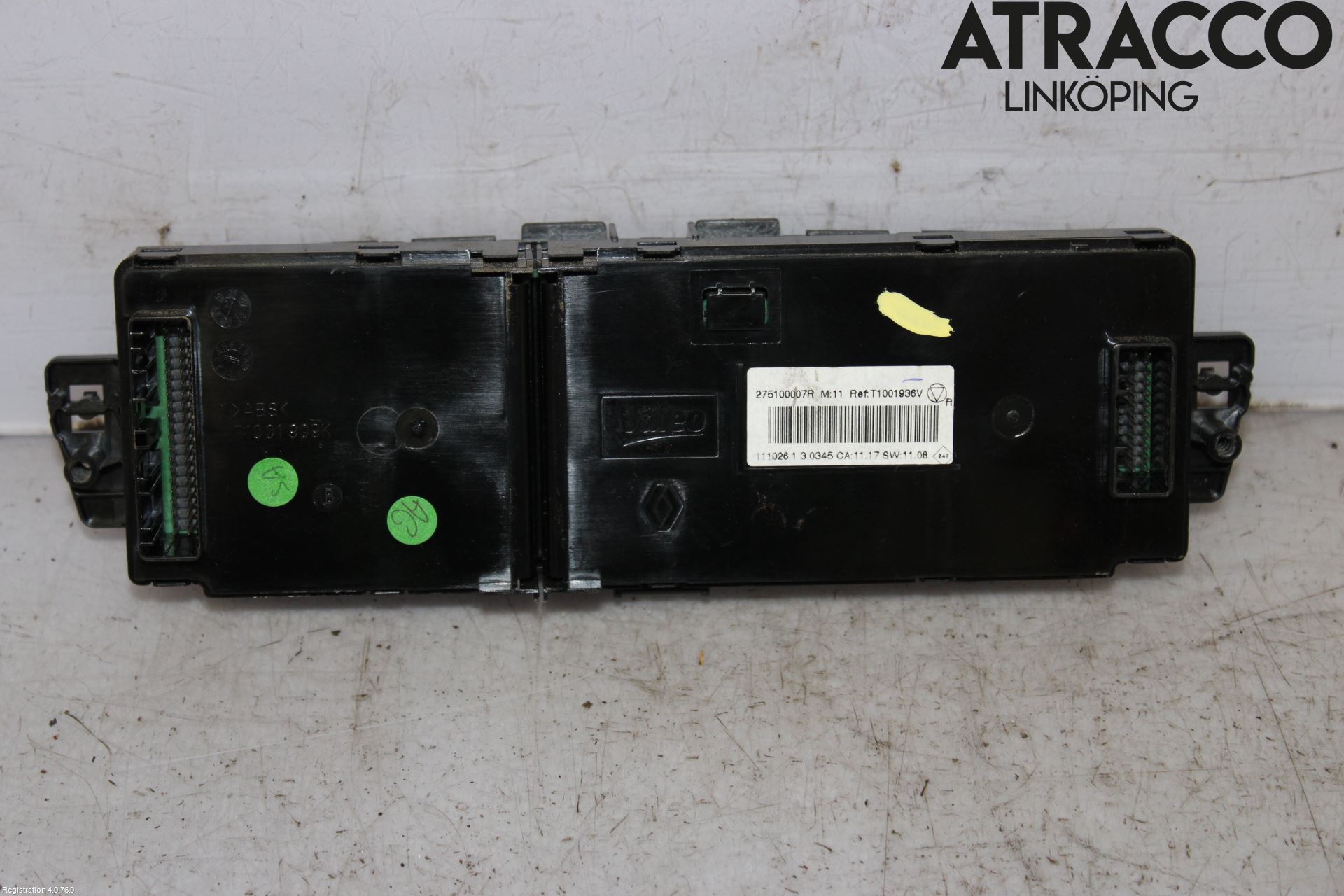 Renault MEGANE III 09-15 Varme Ac Betjening-Display