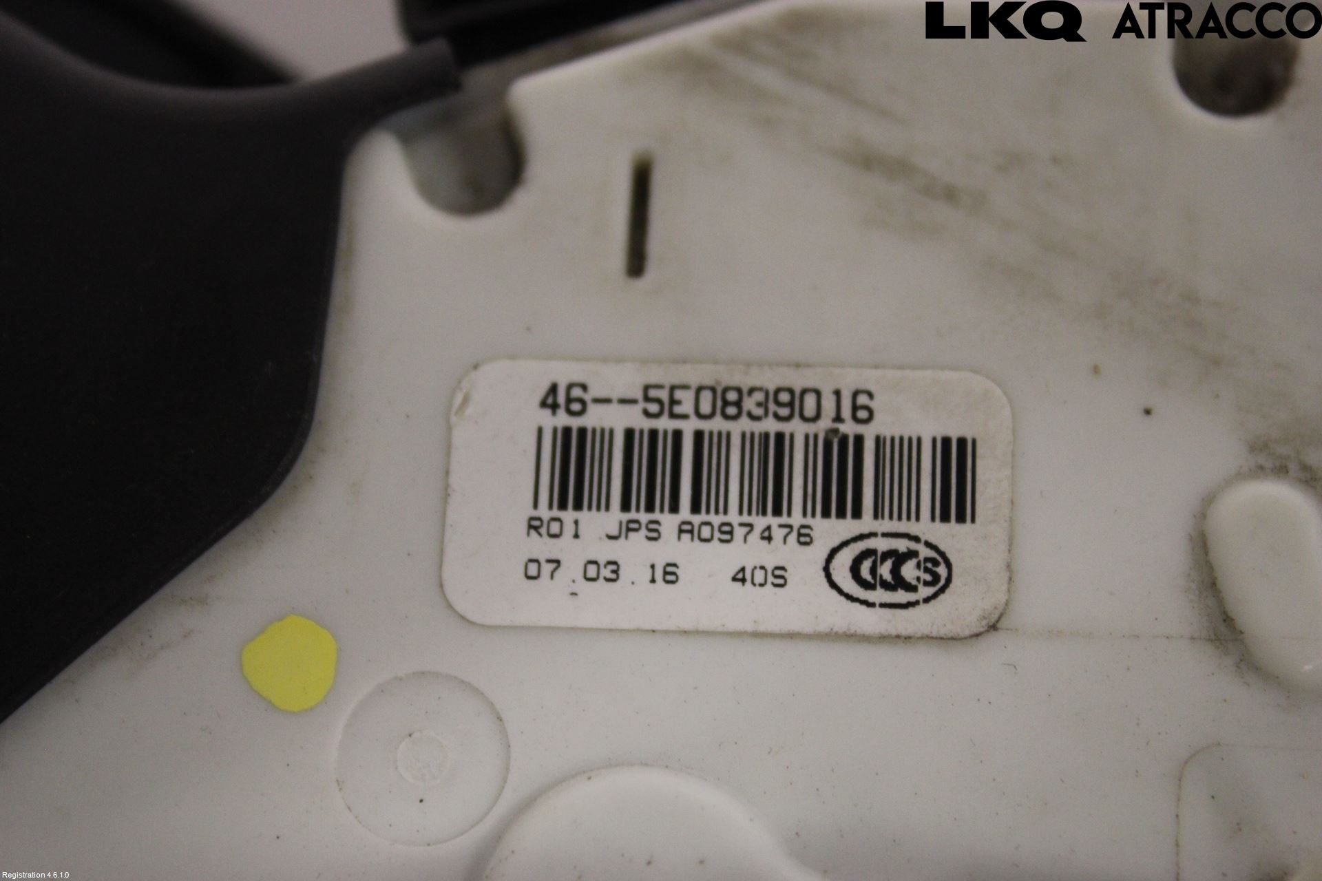 Volkswagen VW PASSAT 15-19 Dørlås - Låsekasse