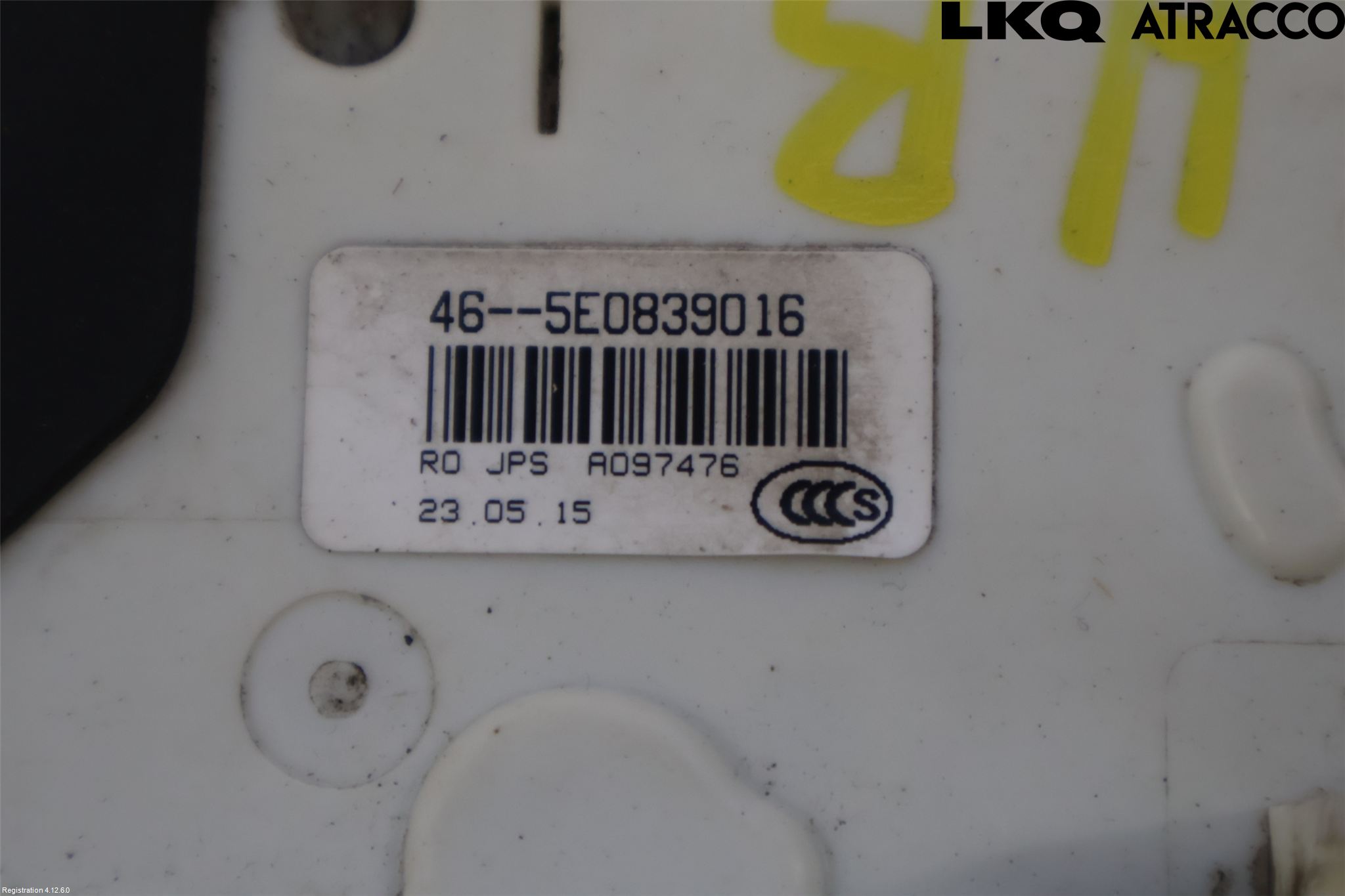 Volkswagen VW PASSAT 15-19 Dørlås - Låsekasse