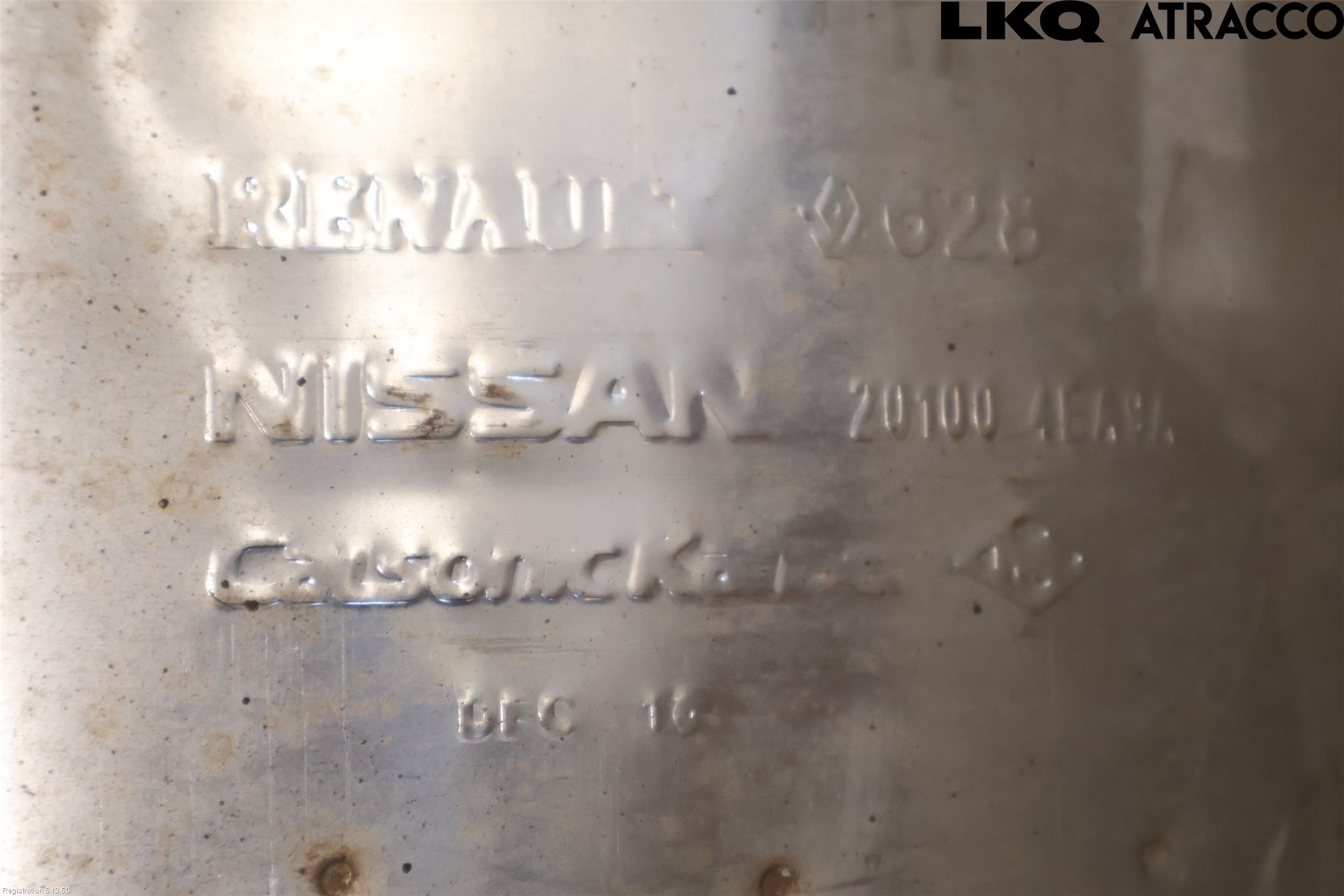 Nissan QASHQAI 17-21 Eksos Bakre Potte