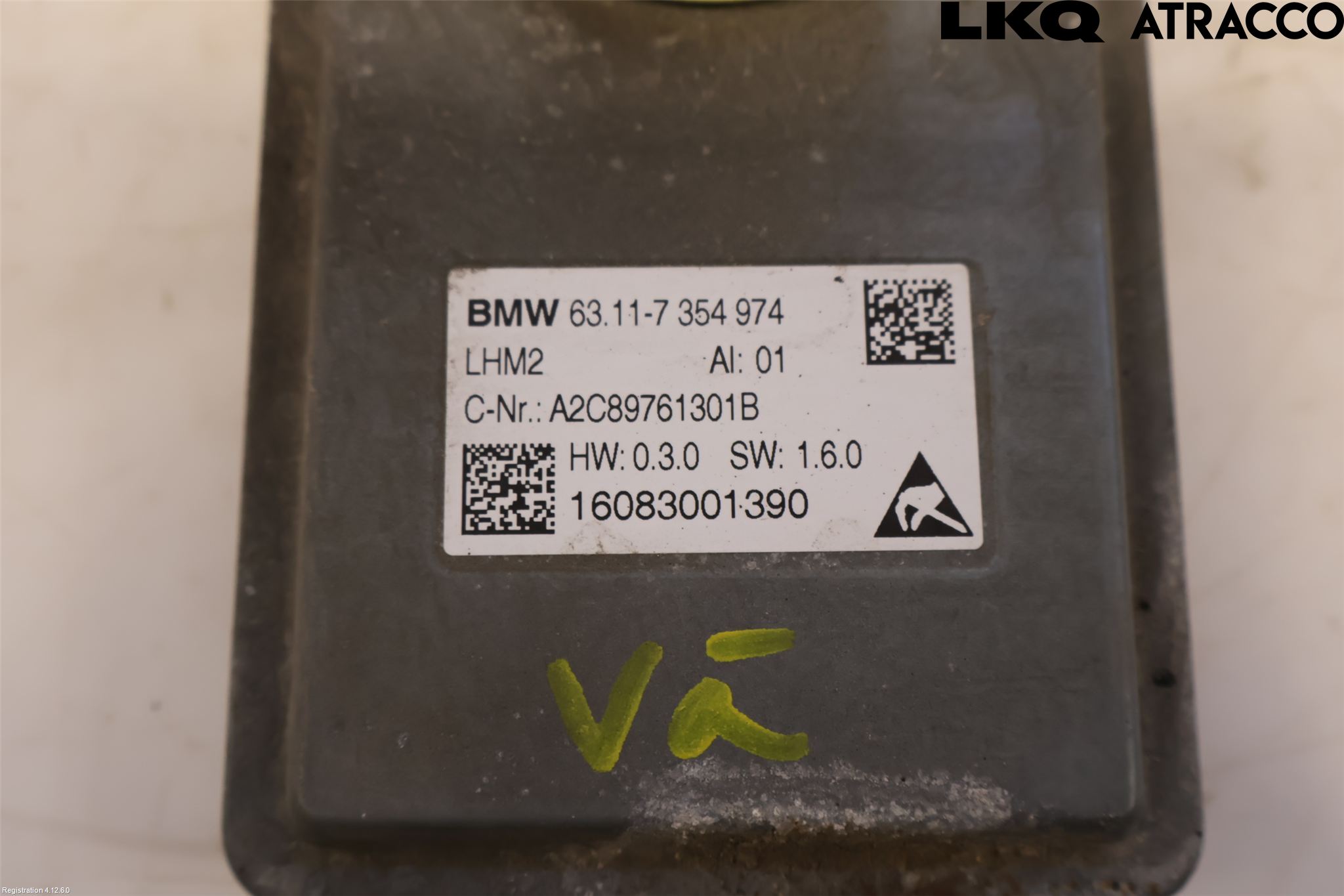 BMW 5 F10/F11/F18 09-17 Styreenhet Xenon