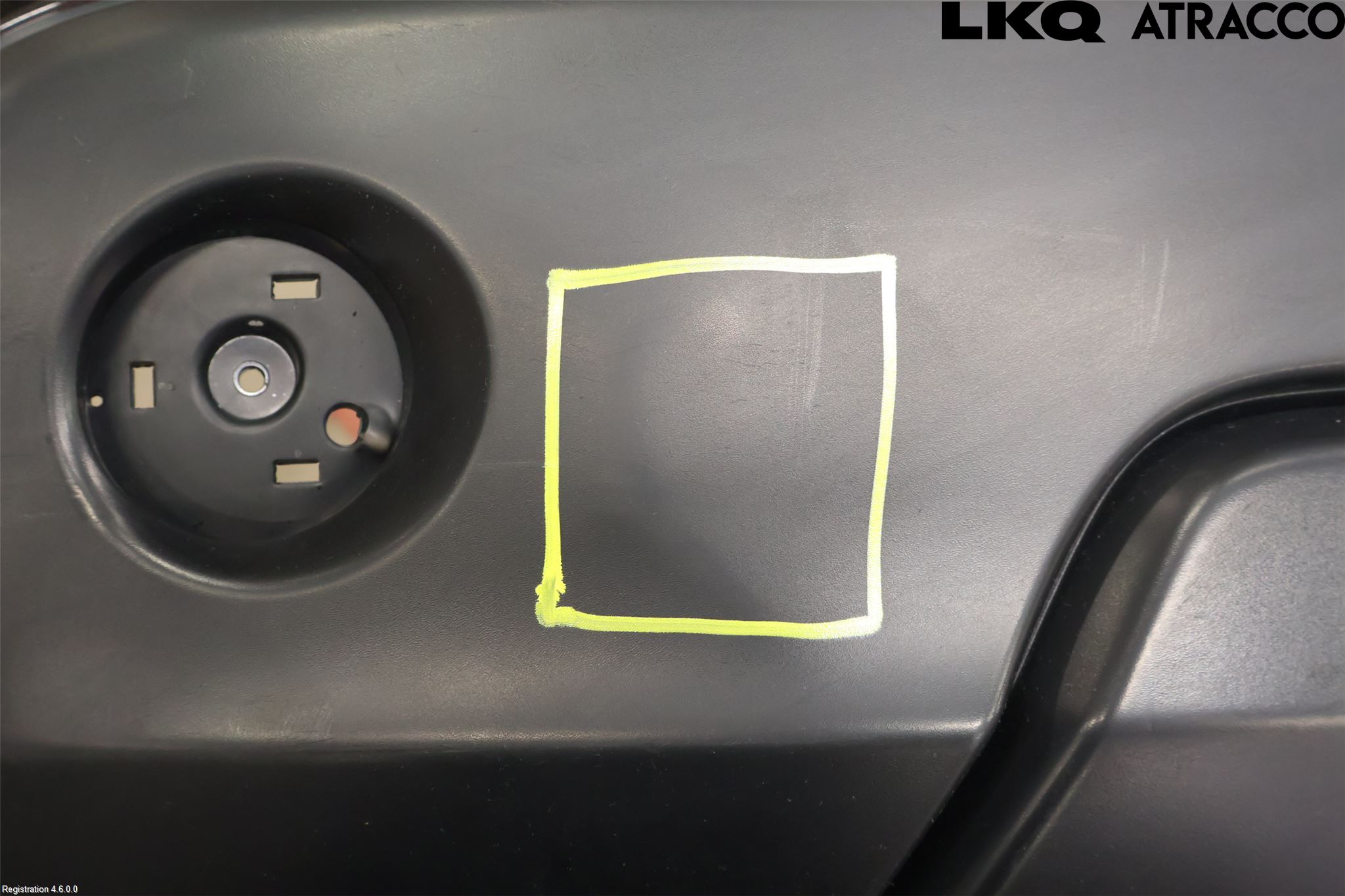 Nissan QASHQAI 10-14 Støtfanger Bak Overtrekk