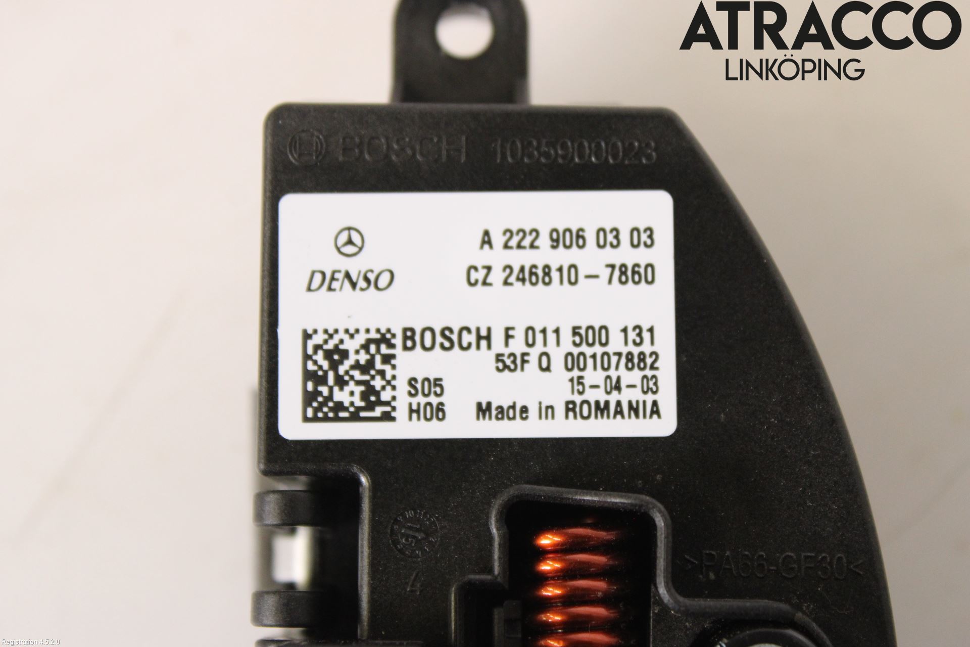 Mercedes-Benz MB CLA-KLASS (C117/X117) 13-19 Varmeapparat Viftemotstand