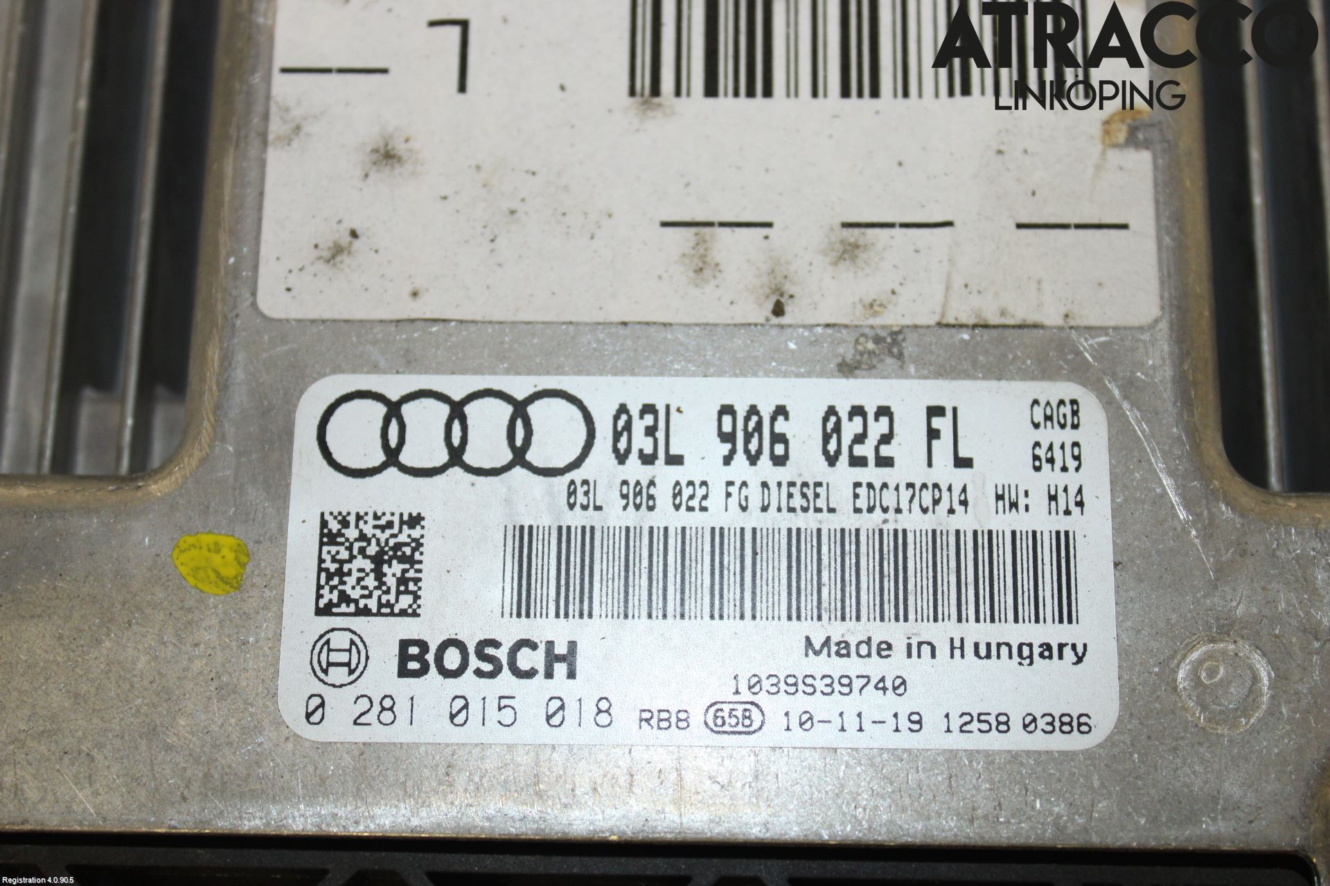 Audi A6/S6     05-11 Styreenhet Dieselpumpe