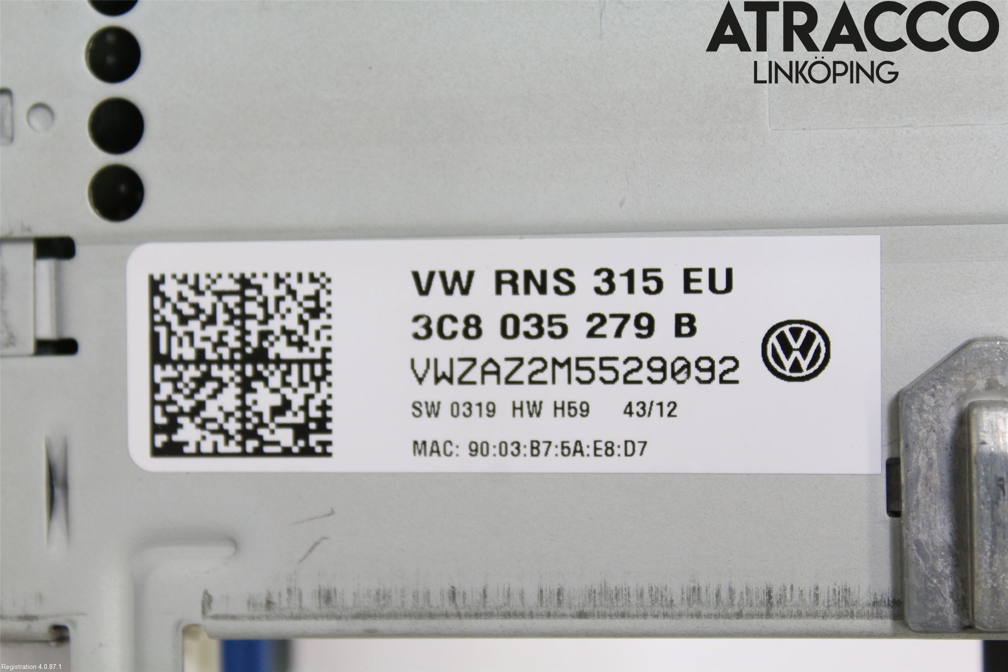 Volkswagen VW TRANSP/CARAVELLE (T5) 04-15 Stereo Radio Med Cd