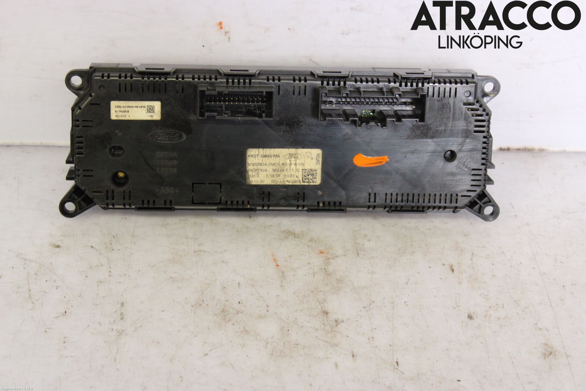 Ford TRANSIT/TOURNEO CUSTOM 13-24 Varme Ac Betjening-Display