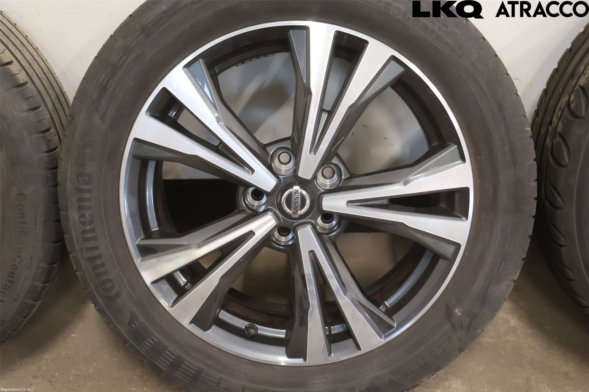 Nissan QASHQAI 17-21 Dekk Sommer På Alu Felg 4Stk