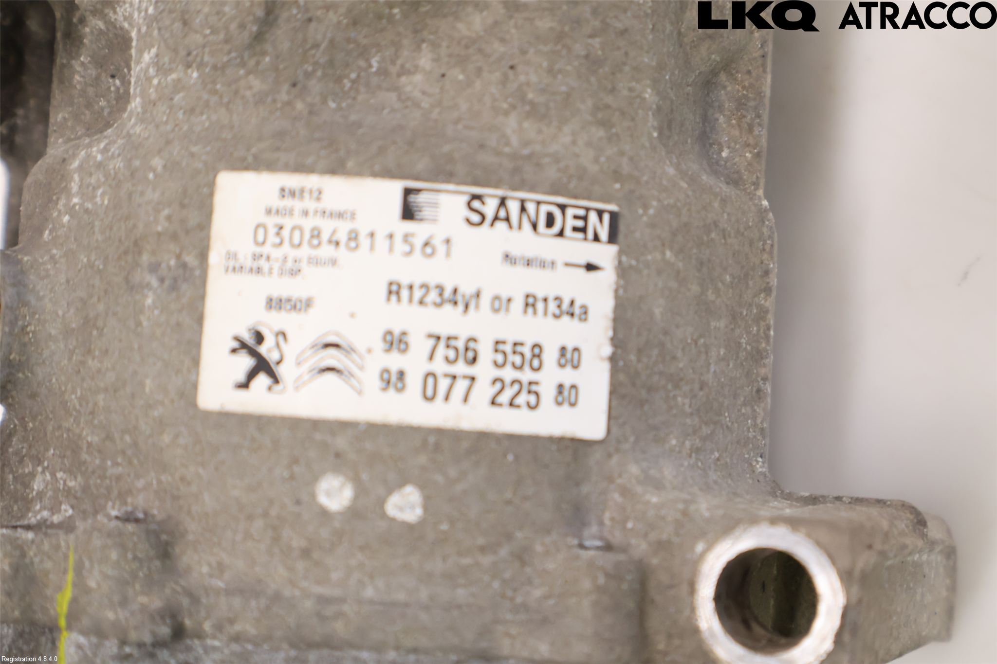 Peugeot PEUGOT 208 16-19 Varme Ac Kompressor