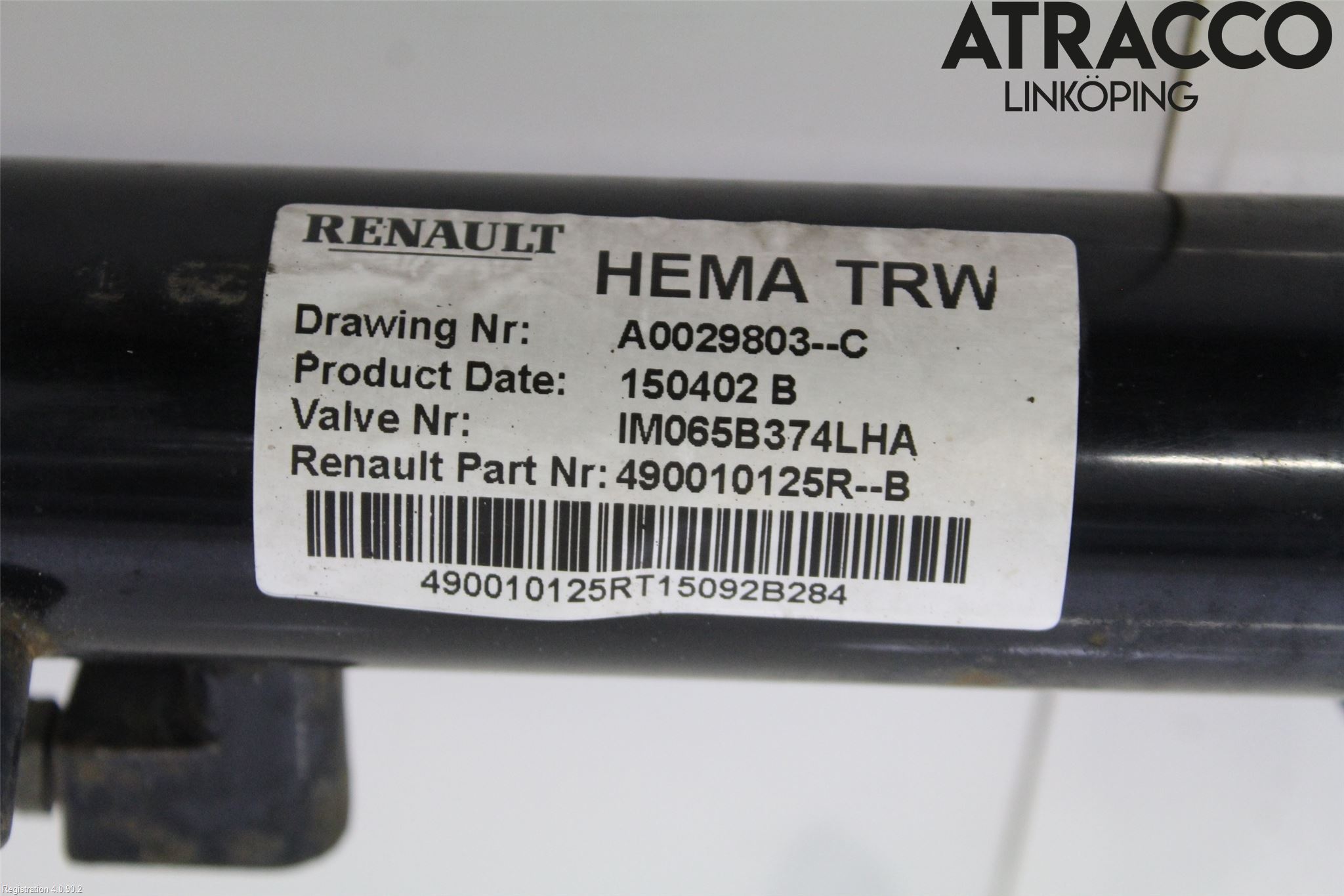Dacia DUSTER 10-17 Servo Snekke - Tannstang