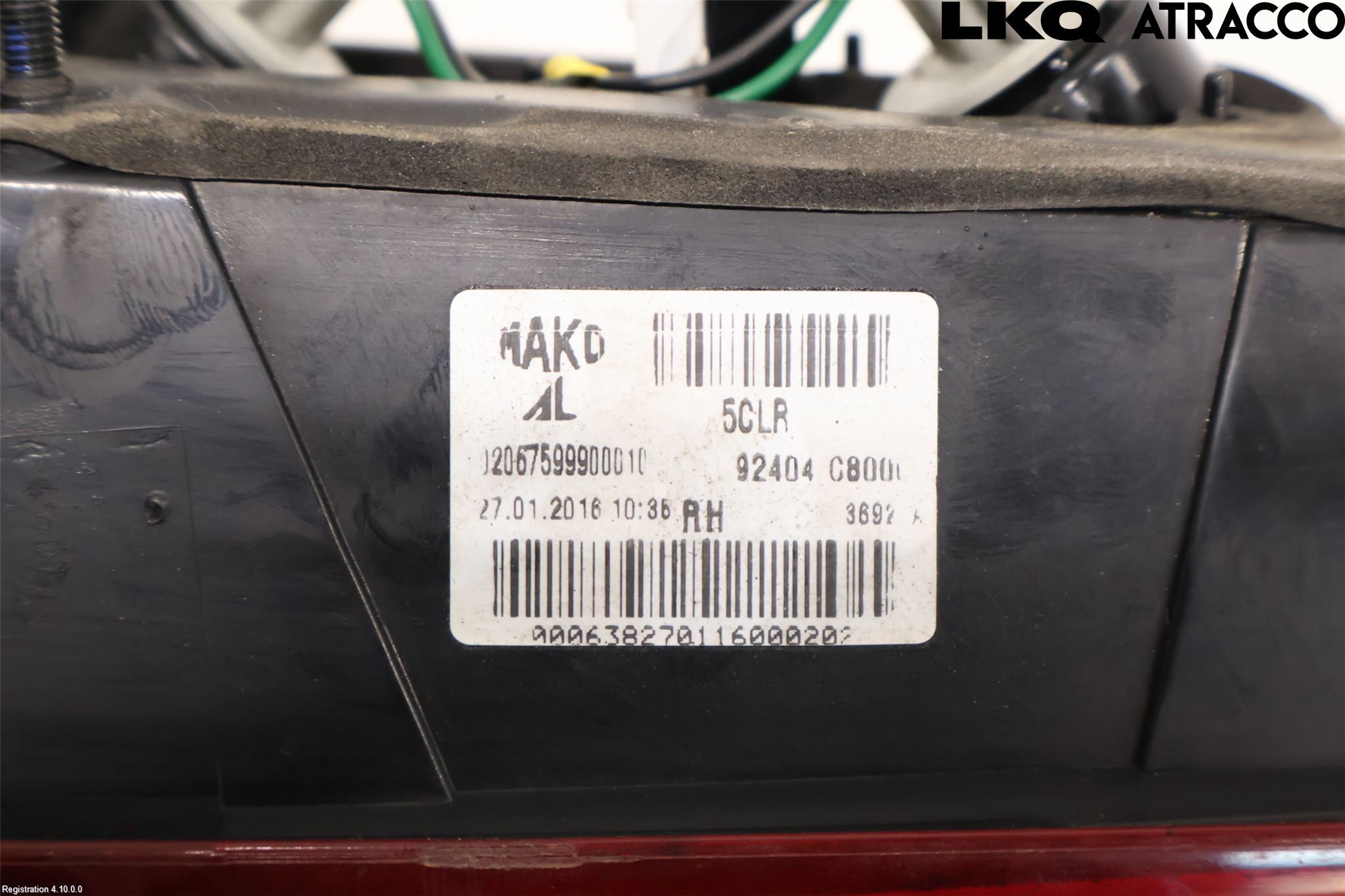 Hyundai i20 GB 15-20 Baklykt Høyre  På Luke(Indre)