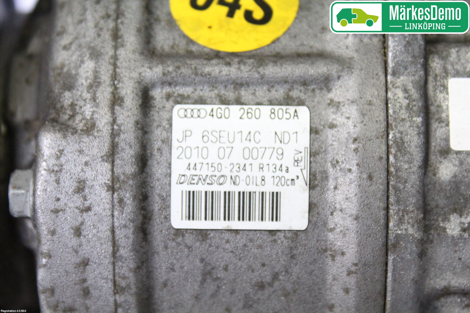 Audi A7/S7 4G 11-17 Varme Ac Kompressor