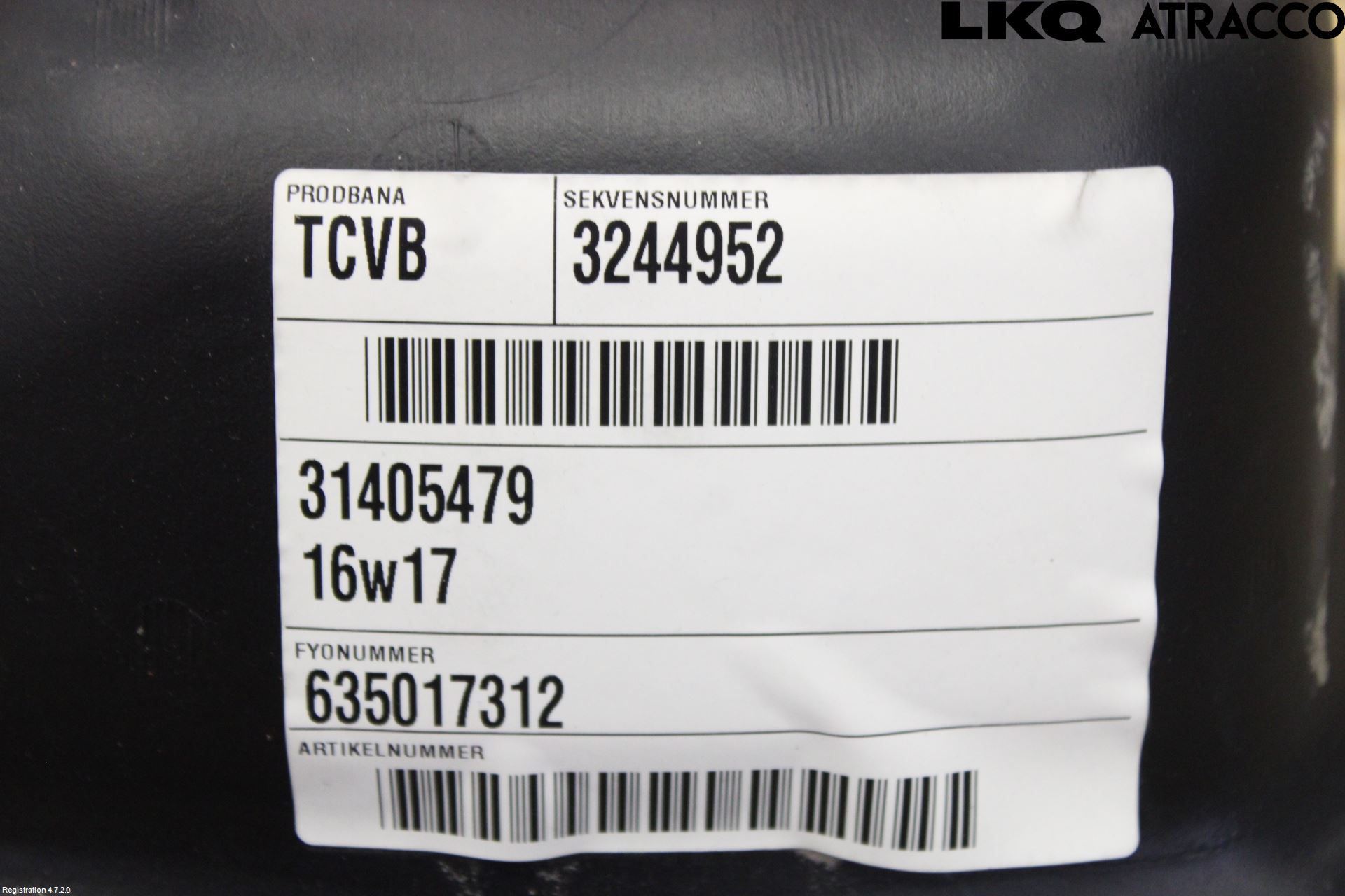 Volvo V90 17->> Drivstofftank Diesel