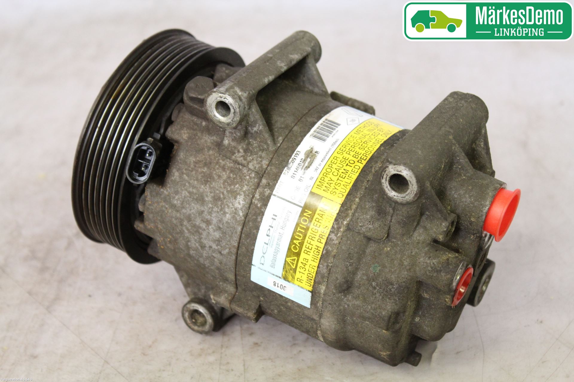 Renault SCÉNIC/GRAND 03-06 Varme Ac Kompressor