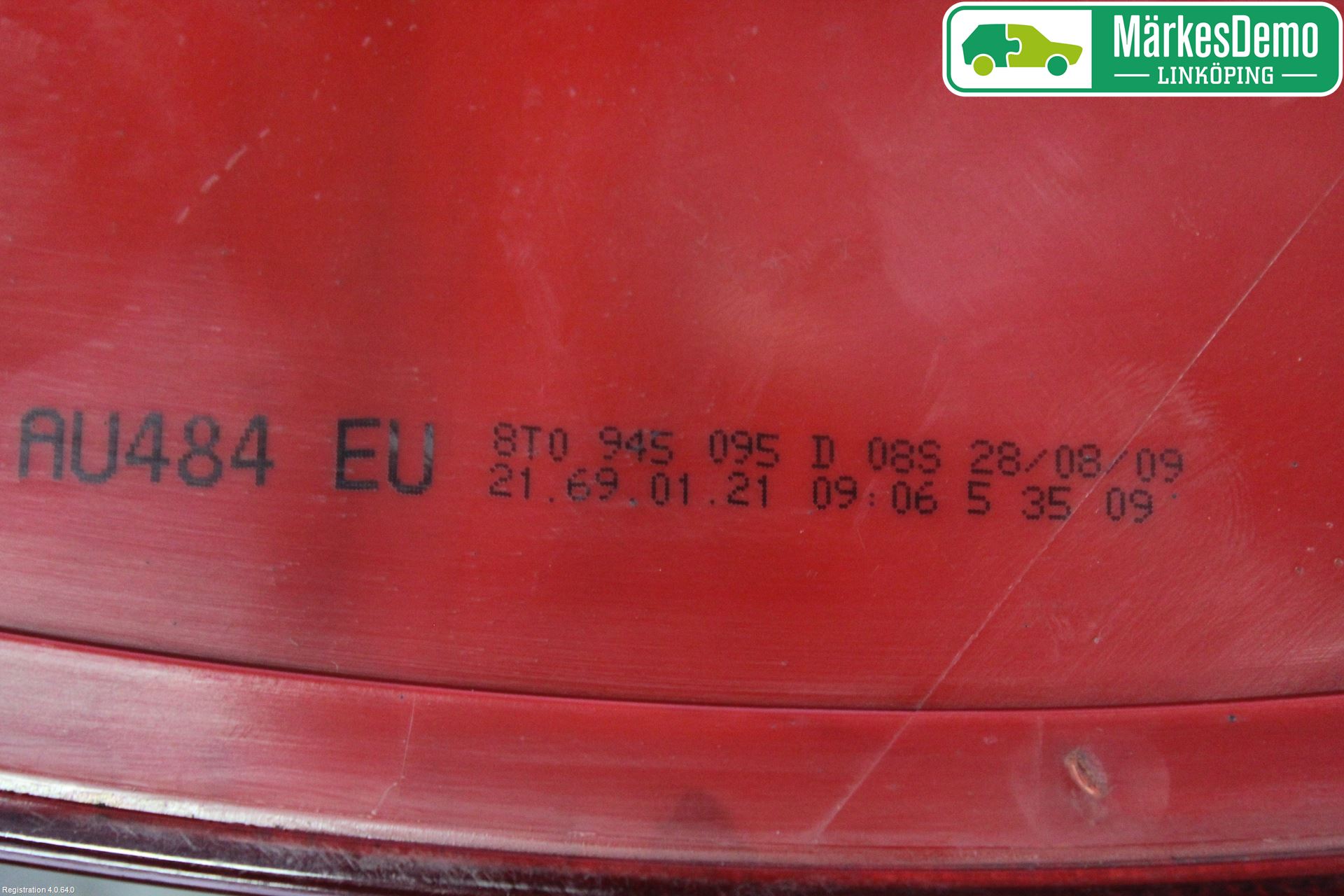 Audi A5 07-16 Baklykt Venstre
