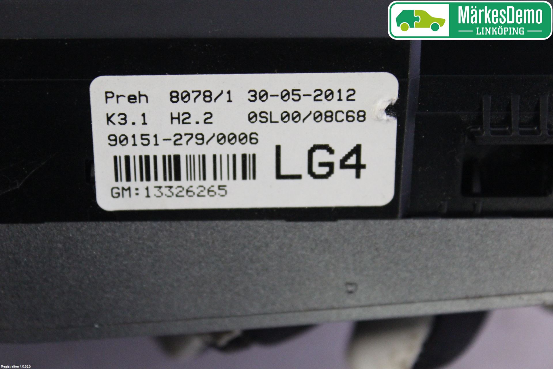 Opel CORSA D 07-14 Varme Ac Betjening-Display