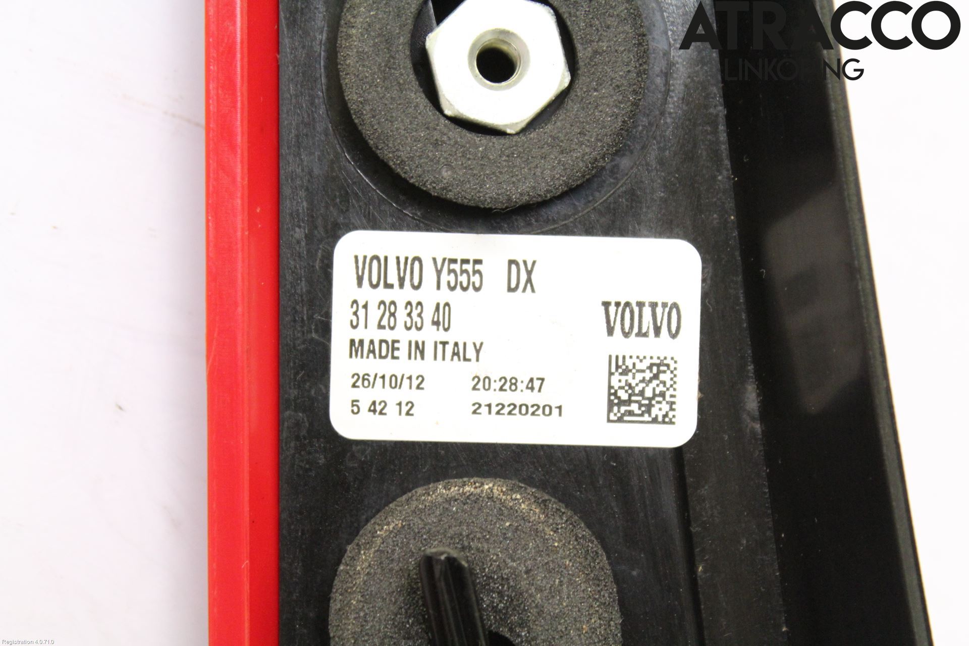 Volvo V40 12-19 Baklykt Høyre