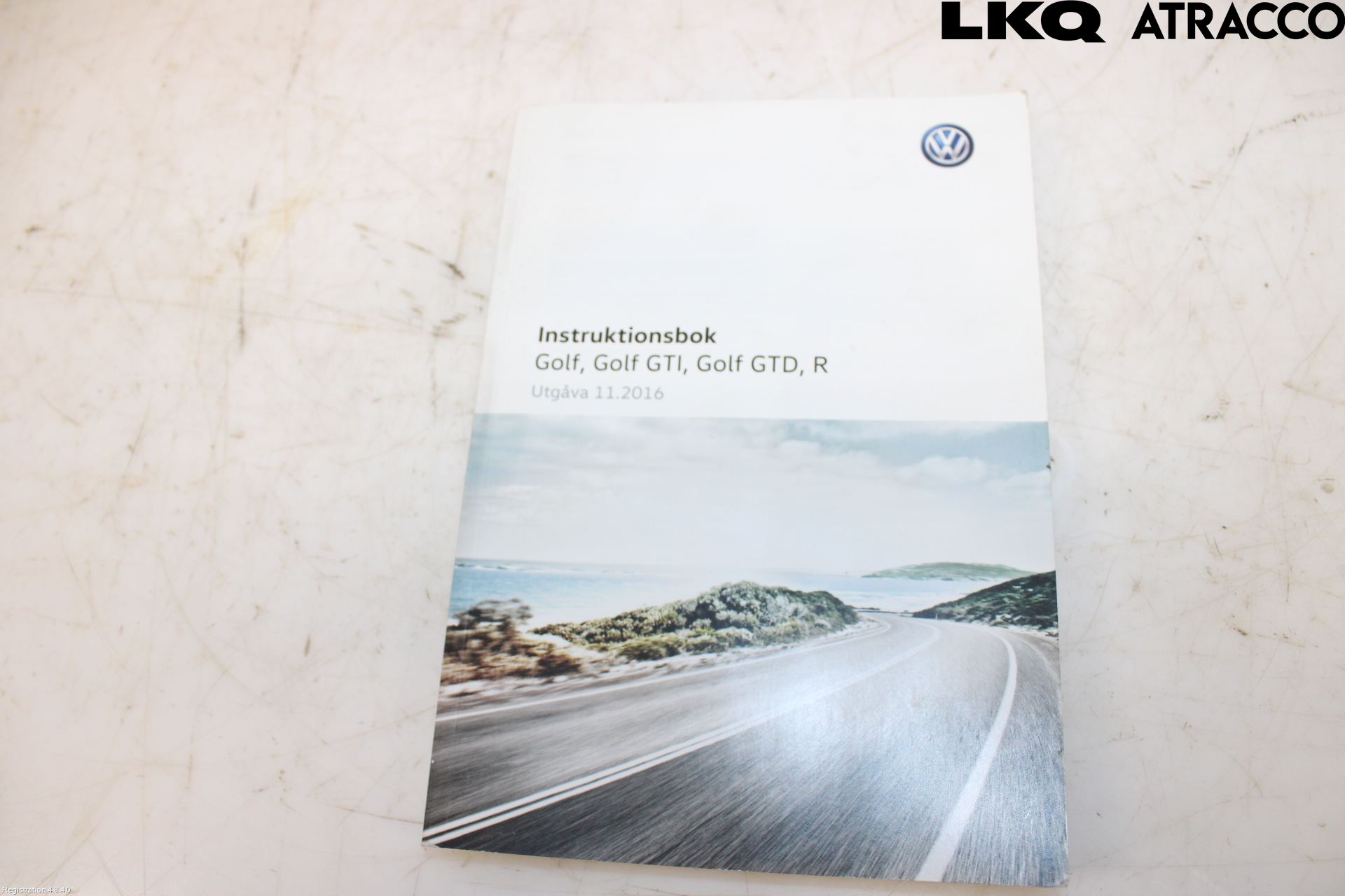 Volkswagen VW GOLF / E-GOLF VII 13-20 Instruksjonsbok