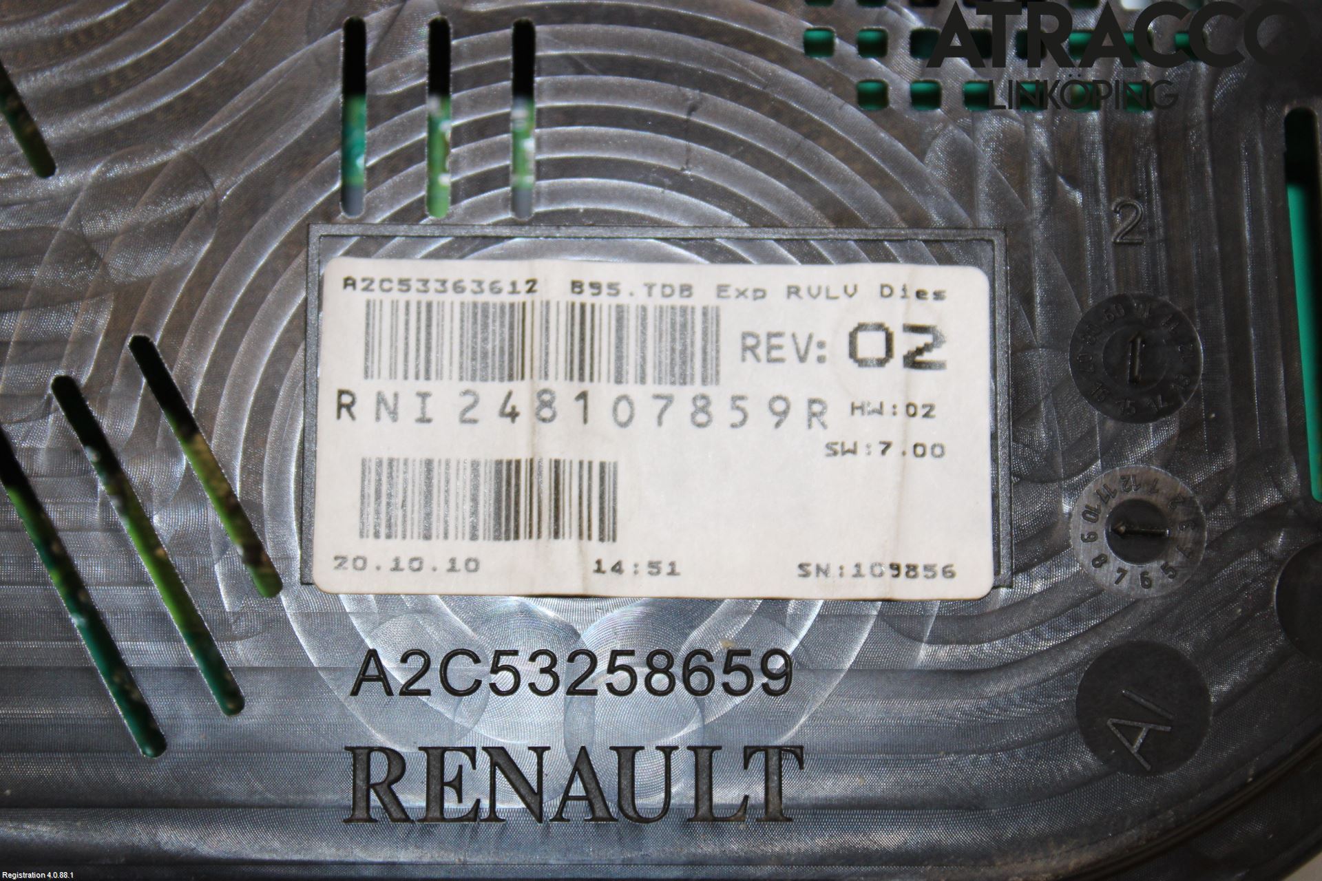 Renault MEGANE III 09-15 Instr Kombinert