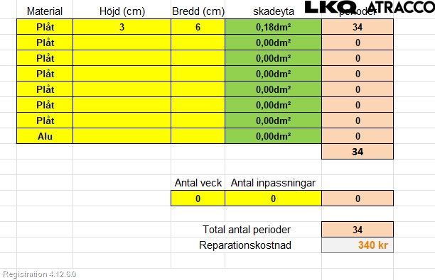 Toyota RAV4 13-18 Skjerm Foran Venstre