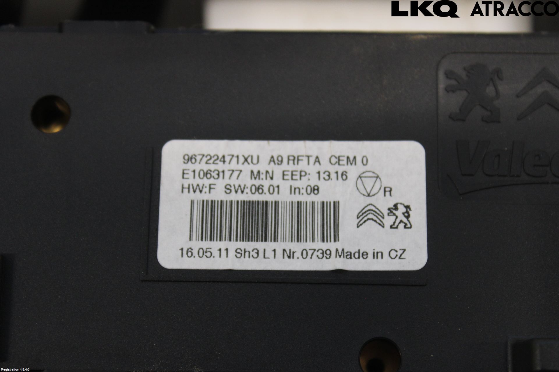 Peugeot 2008 13-20 Varme Ac Betjening-Display